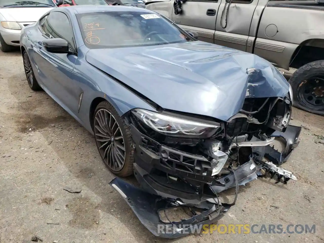 1 Photograph of a damaged car WBAAE4C03NCH74340 BMW 8 SERIES 2022