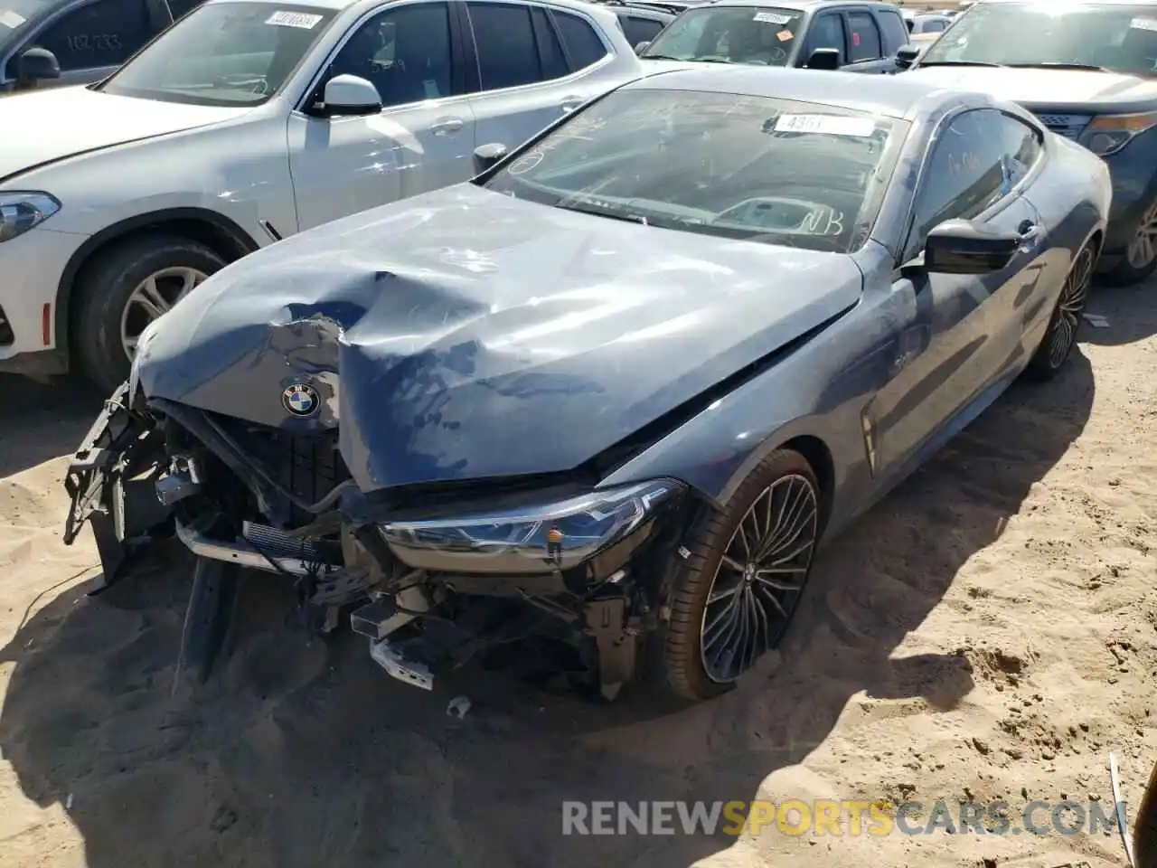 2 Photograph of a damaged car WBAAE4C03NCH74340 BMW 8 SERIES 2022