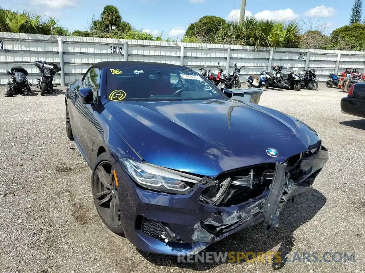 1 Photograph of a damaged car WBADZ2C04NCJ26346 BMW 8 SERIES 2022