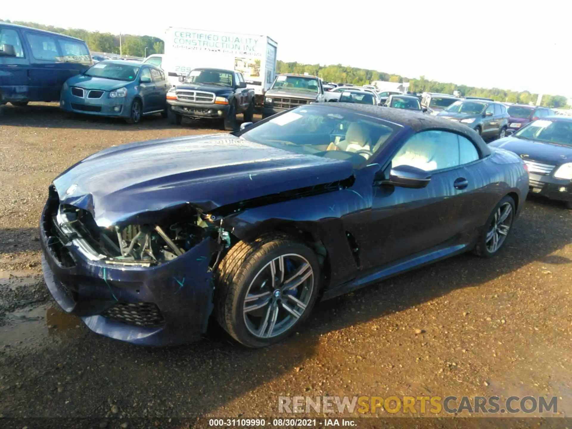 2 Photograph of a damaged car WBADZ4C03NCG77950 BMW 8 SERIES 2022