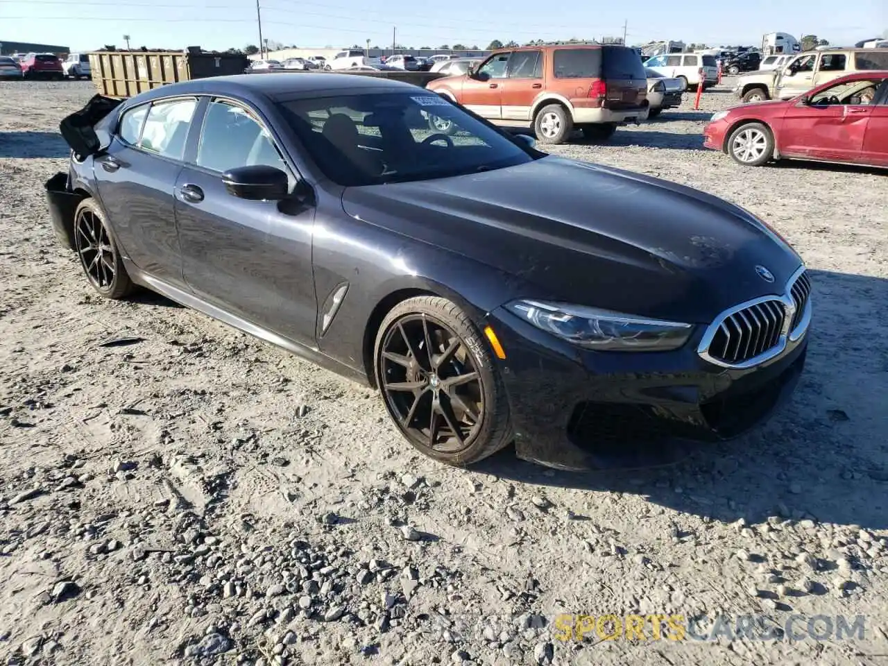 1 Photograph of a damaged car WBAGV2C01NCH89949 BMW 8 SERIES 2022