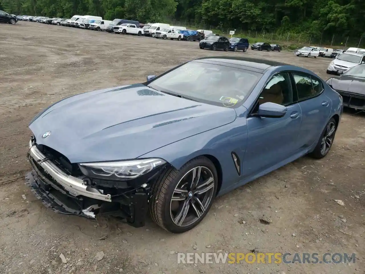 2 Photograph of a damaged car WBAGV4C05NCG97481 BMW 8 SERIES 2022