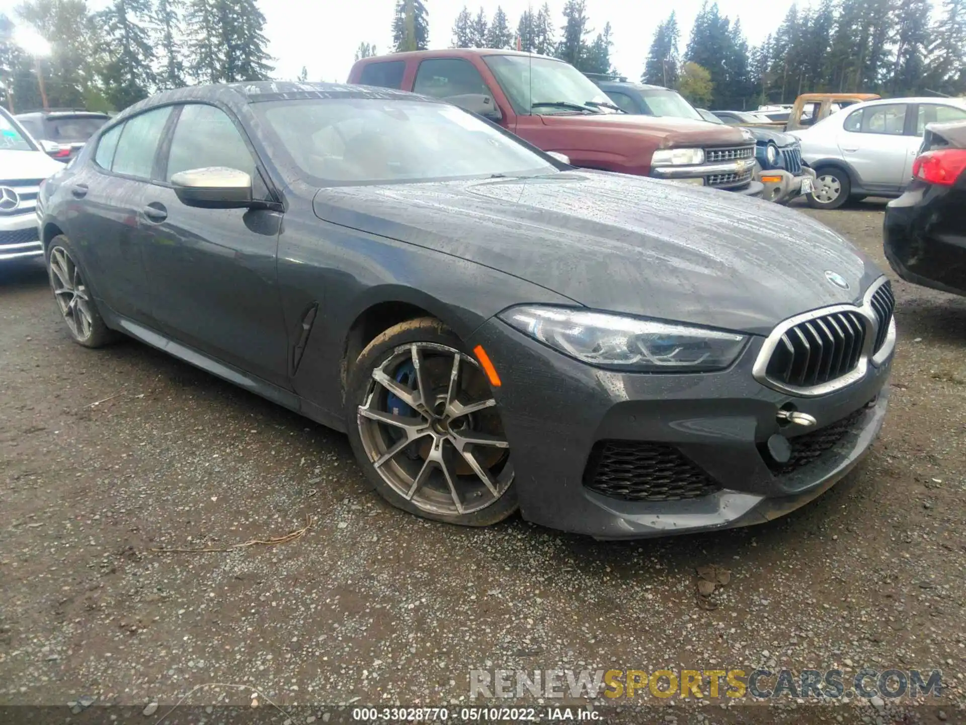 1 Photograph of a damaged car WBAGV8C01NCH58932 BMW 8 SERIES 2022