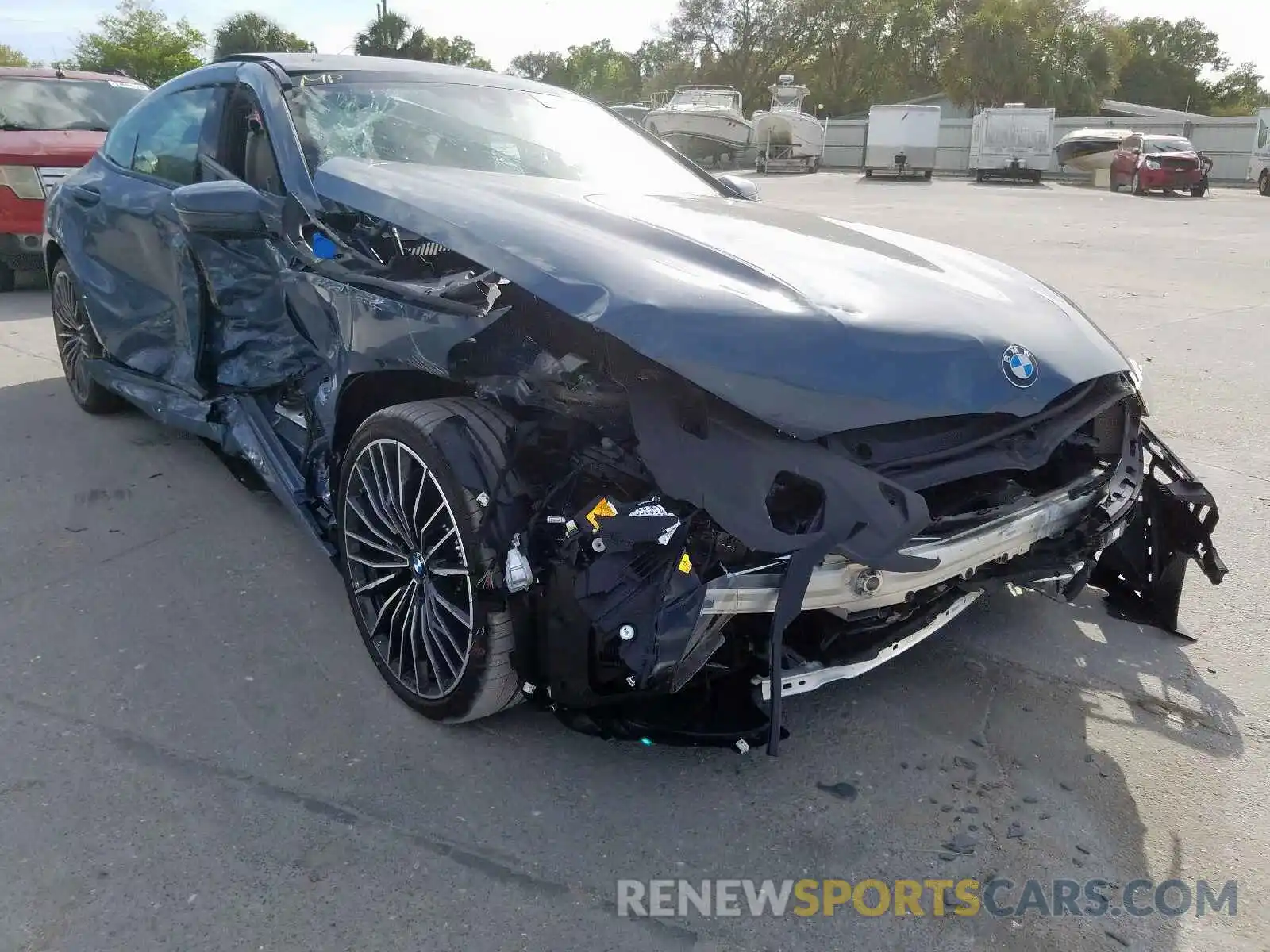 1 Photograph of a damaged car WBAGV2C0XLCD38161 BMW 840I 2020