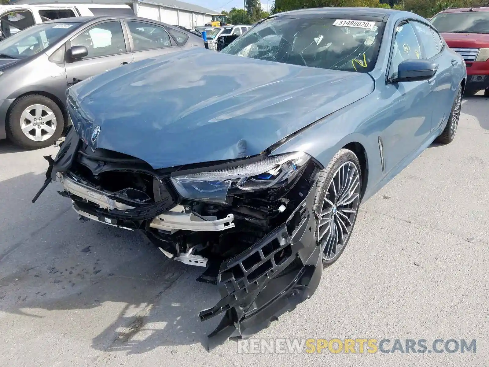 2 Photograph of a damaged car WBAGV2C0XLCD38161 BMW 840I 2020