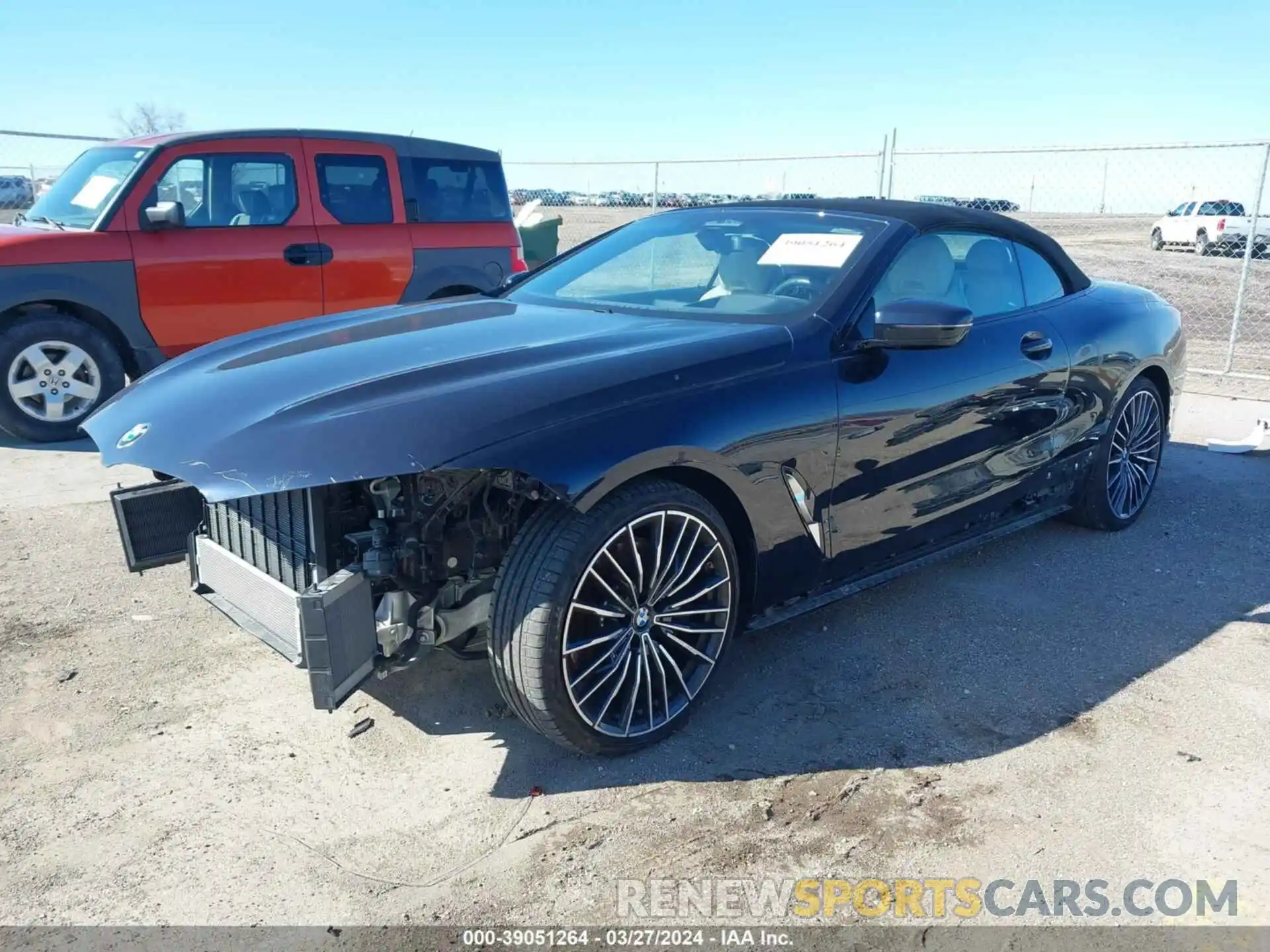 2 Photograph of a damaged car WBADZ4C08NCH77235 BMW 840I 2022