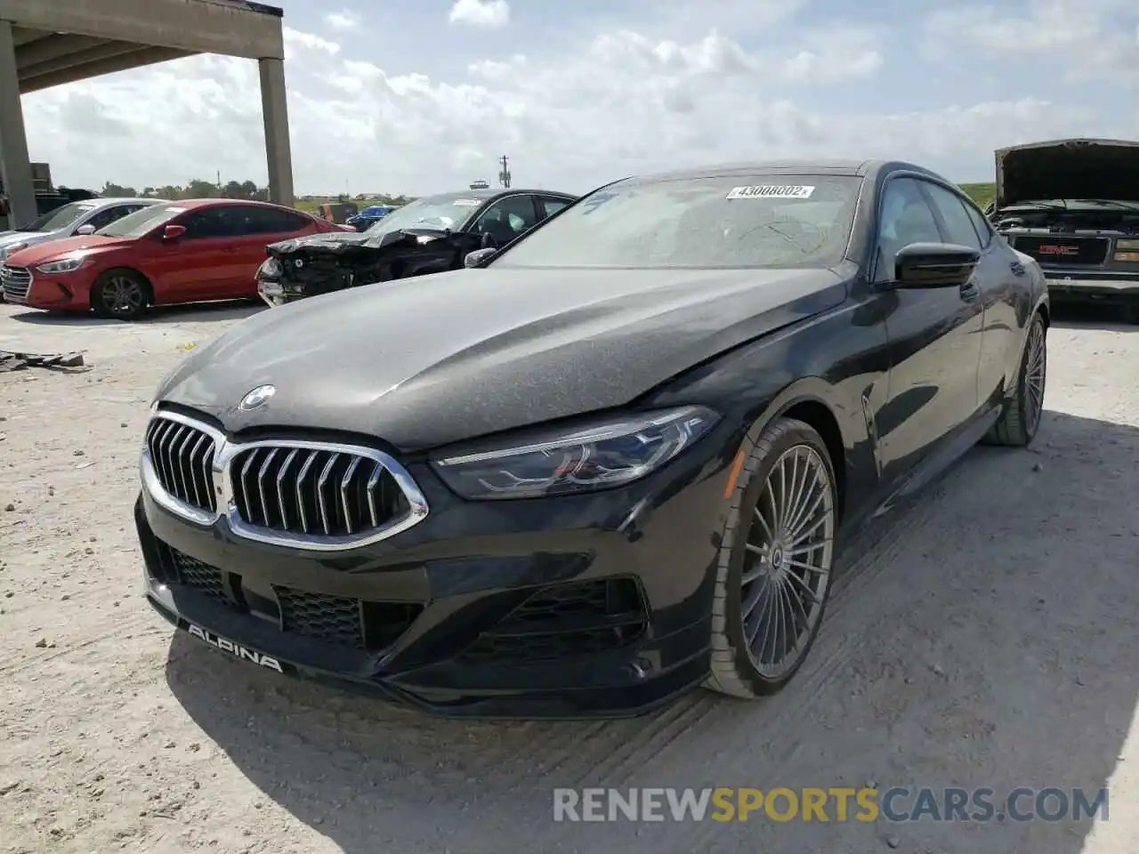 2 Photograph of a damaged car WBAGX0C14NCH81951 BMW ALPINA B8 2022