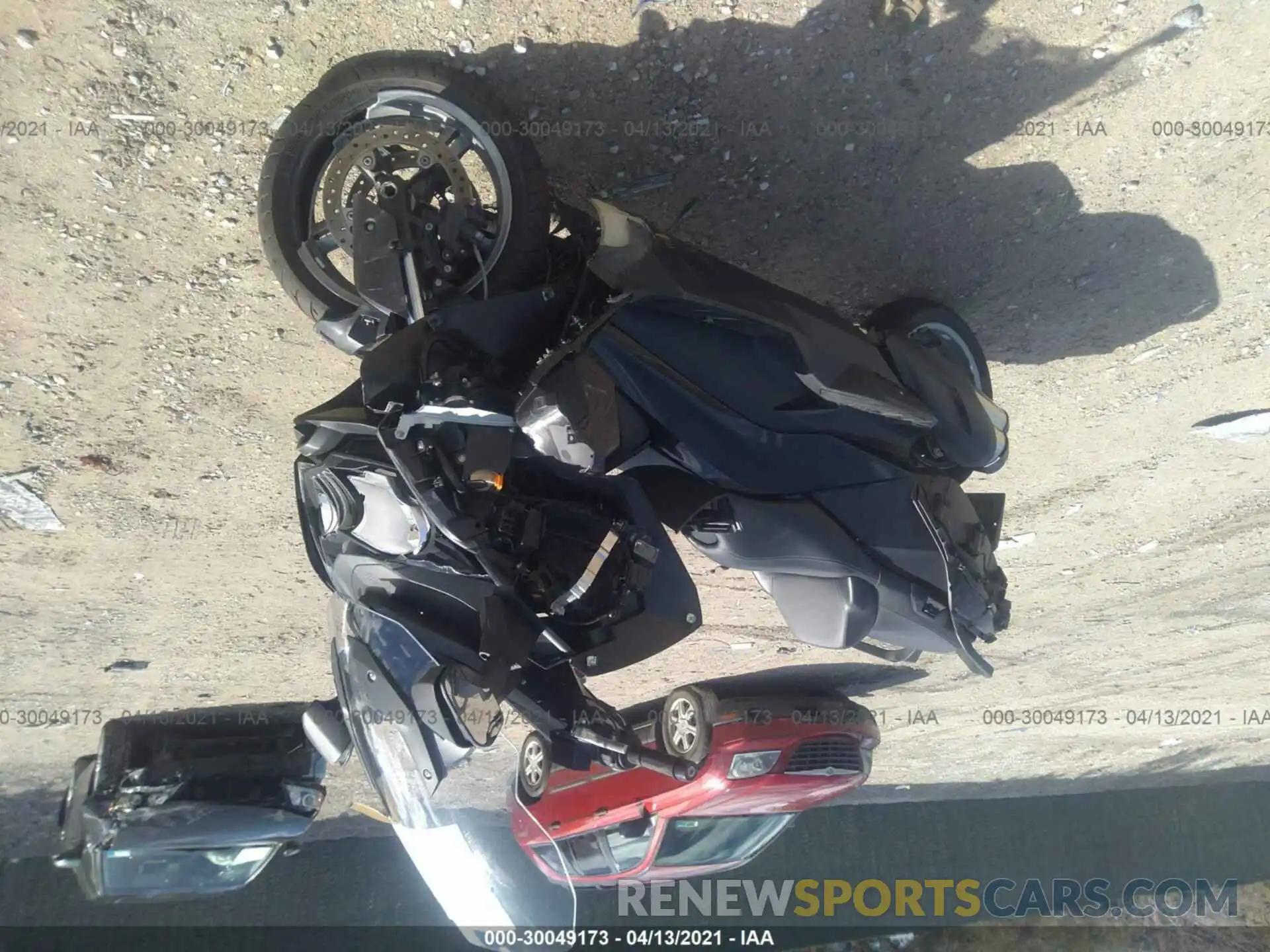 1 Photograph of a damaged car WB10C1501KZ316668 BMW C650 2019