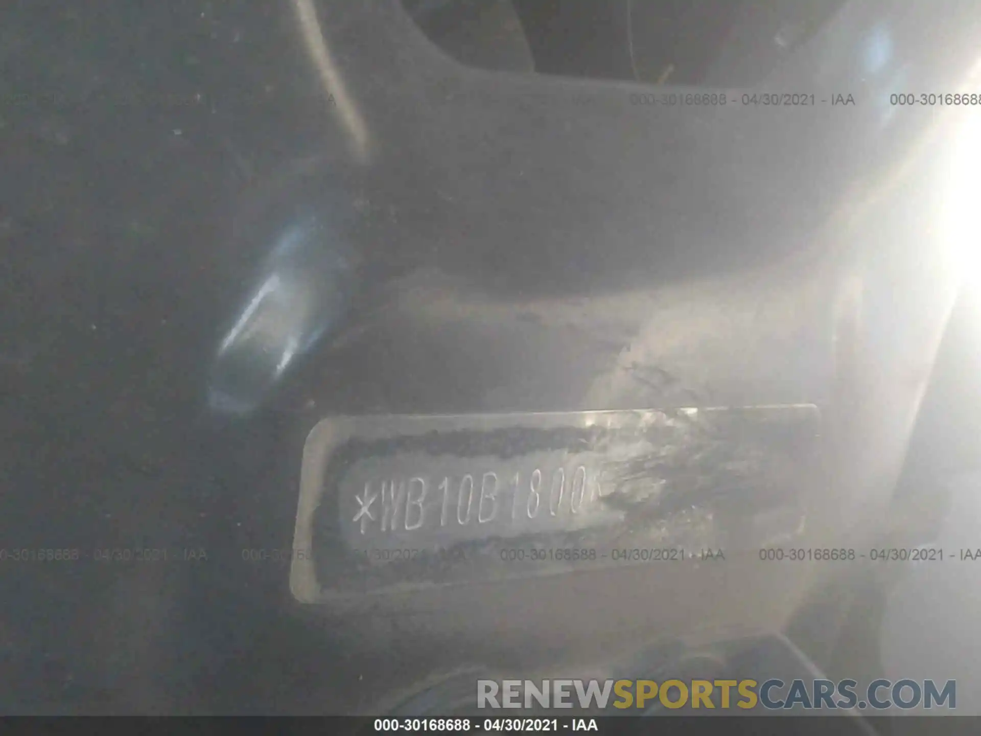 10 Photograph of a damaged car WB10B1800KZ787113 BMW F 750 2019