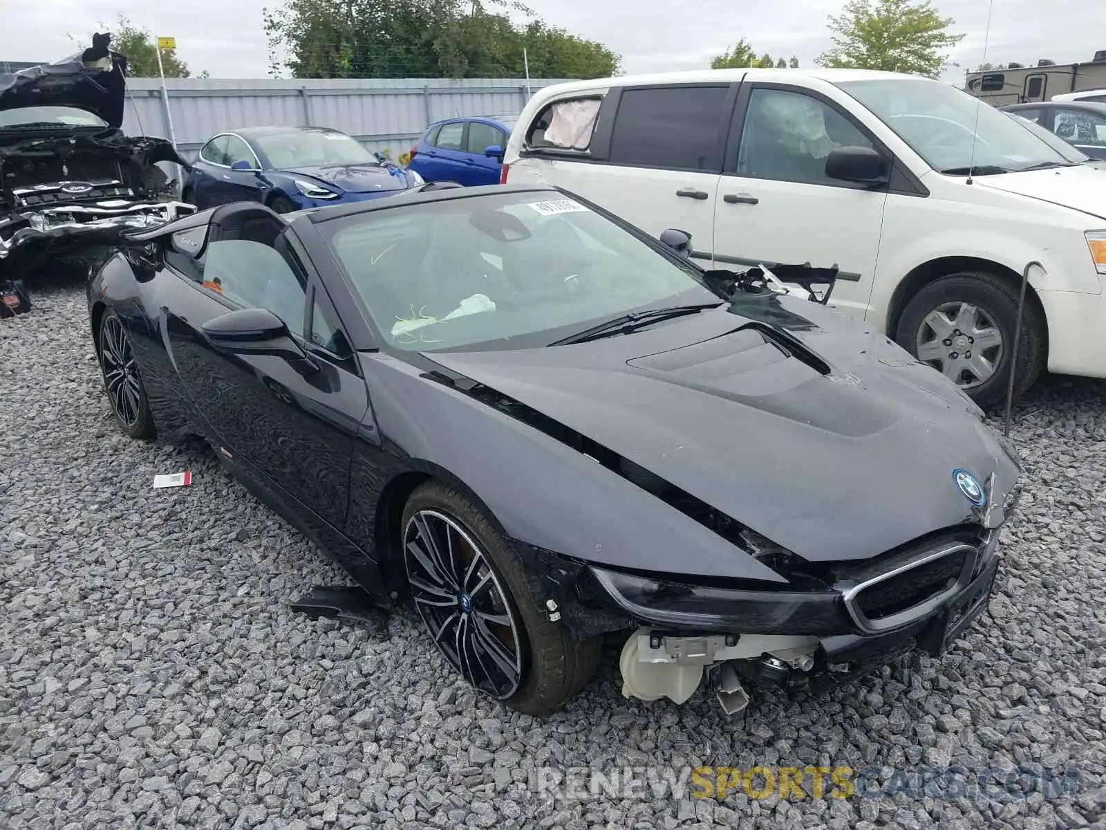 1 Photograph of a damaged car WBY2Z6C55KVB82942 BMW I SERIES 2019