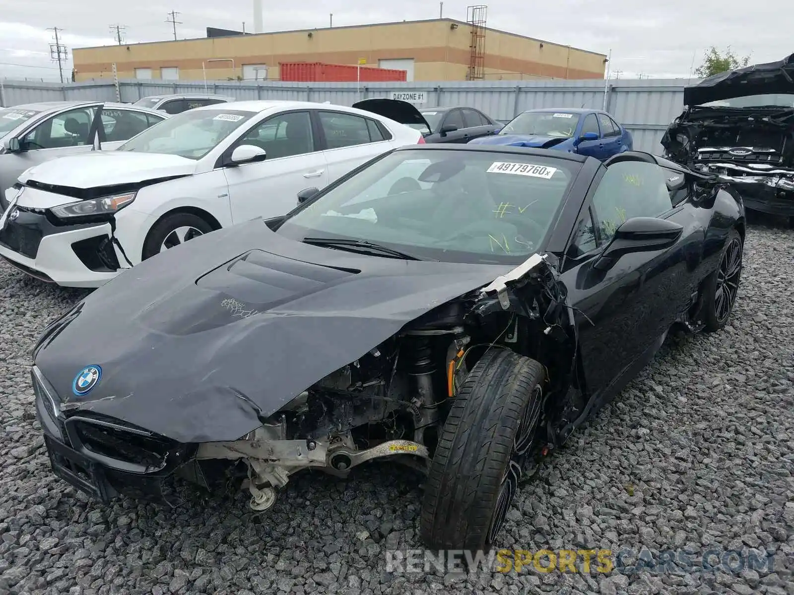 2 Photograph of a damaged car WBY2Z6C55KVB82942 BMW I SERIES 2019