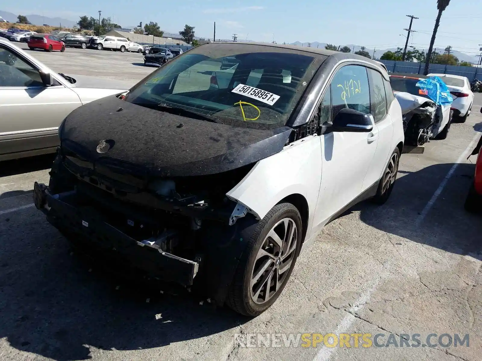 2 Photograph of a damaged car WBY8P2C54K7E01404 BMW I SERIES 2019