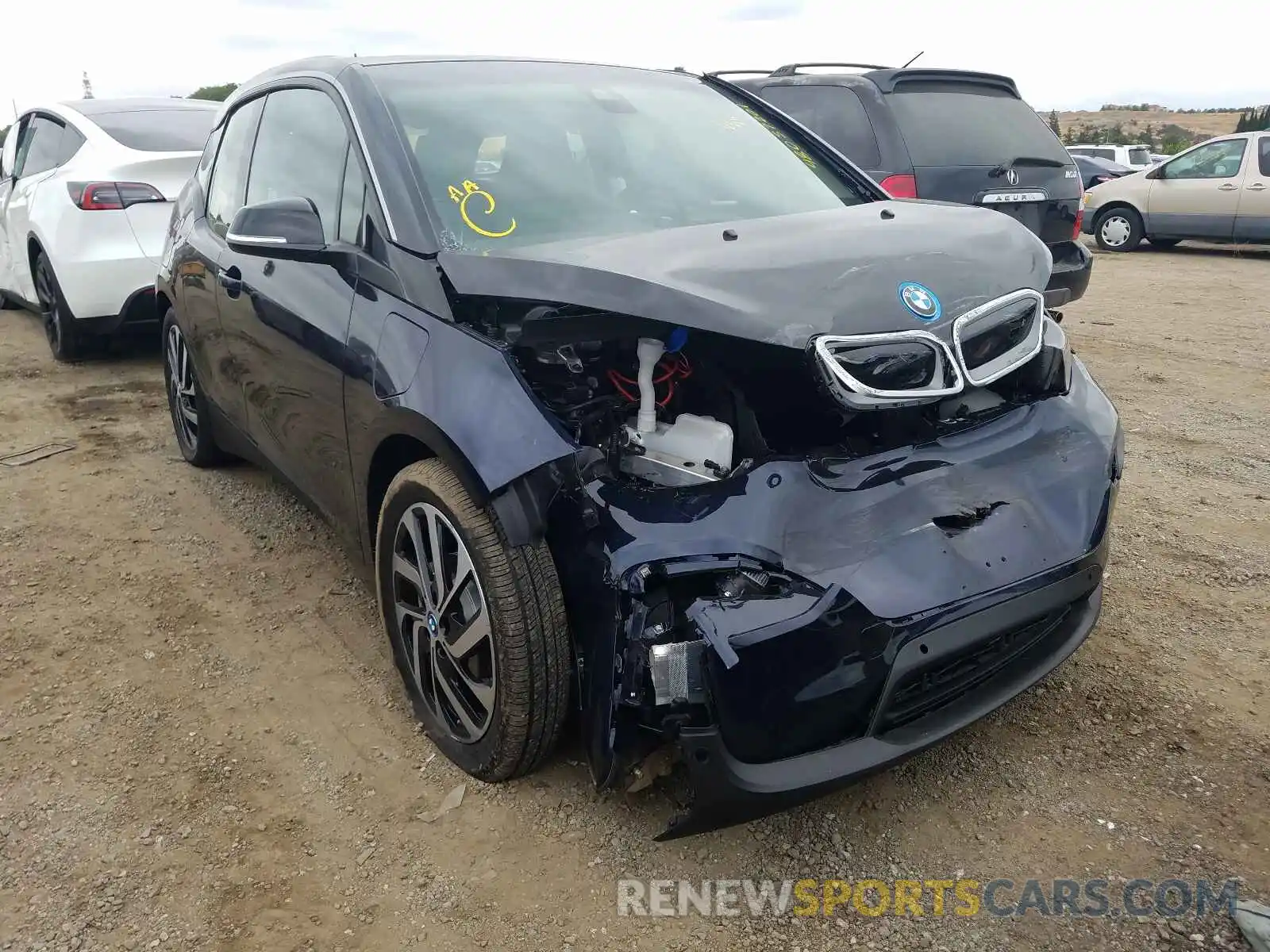 1 Photograph of a damaged car WBY8P4C00L7G74535 BMW I SERIES 2020