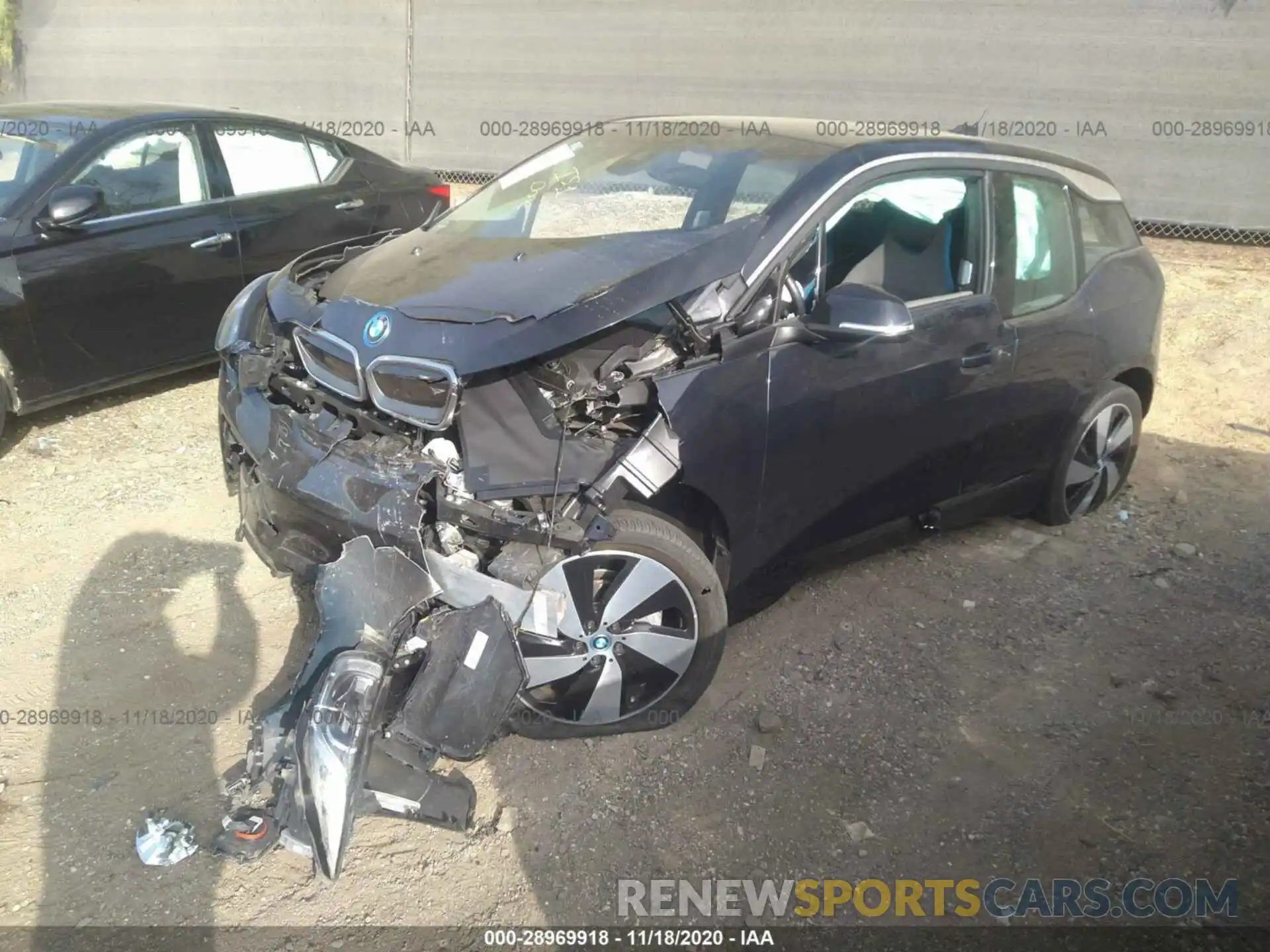 2 Photograph of a damaged car WBY8P2C51K7E55713 BMW I3 2019