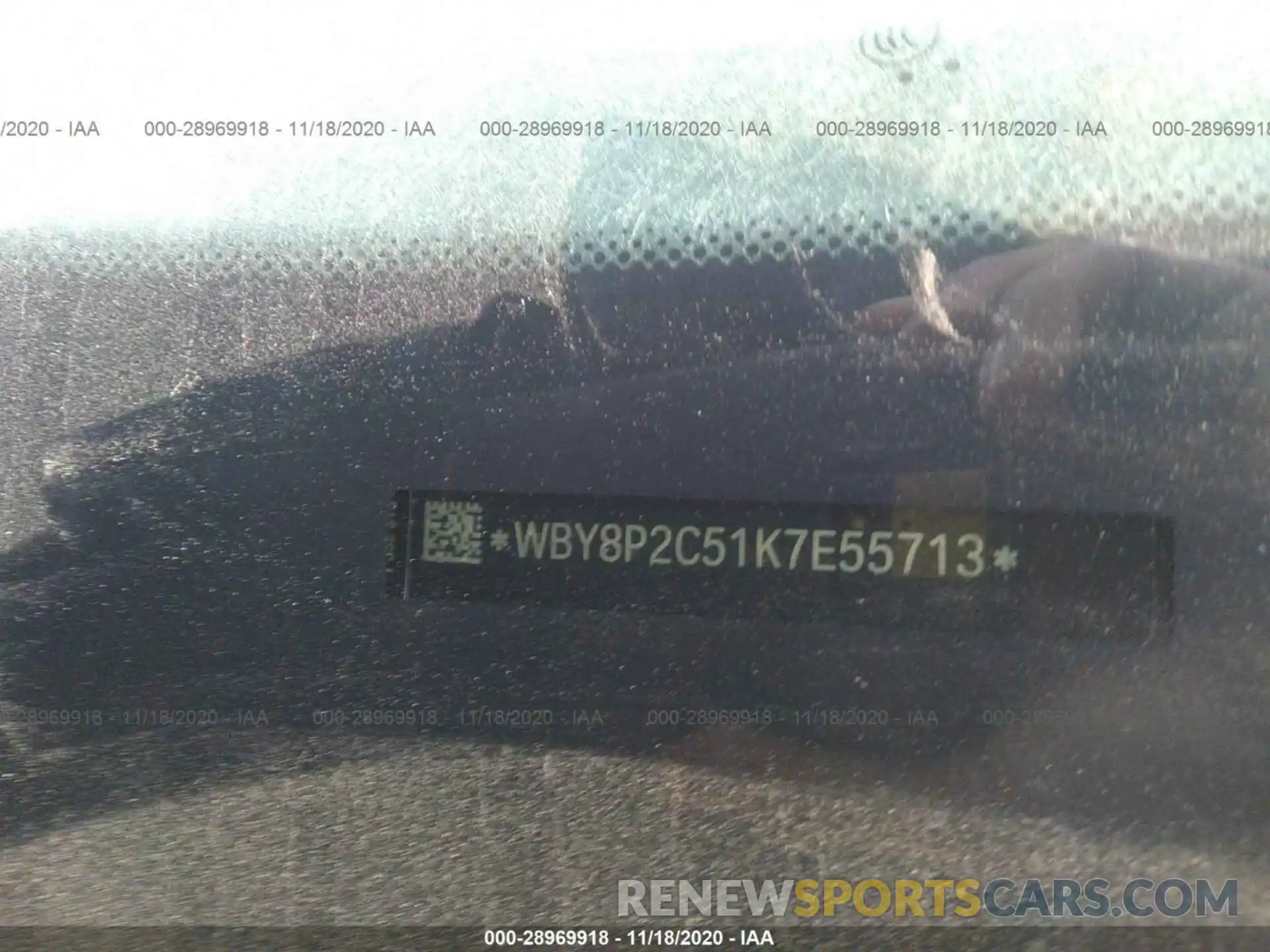 9 Photograph of a damaged car WBY8P2C51K7E55713 BMW I3 2019