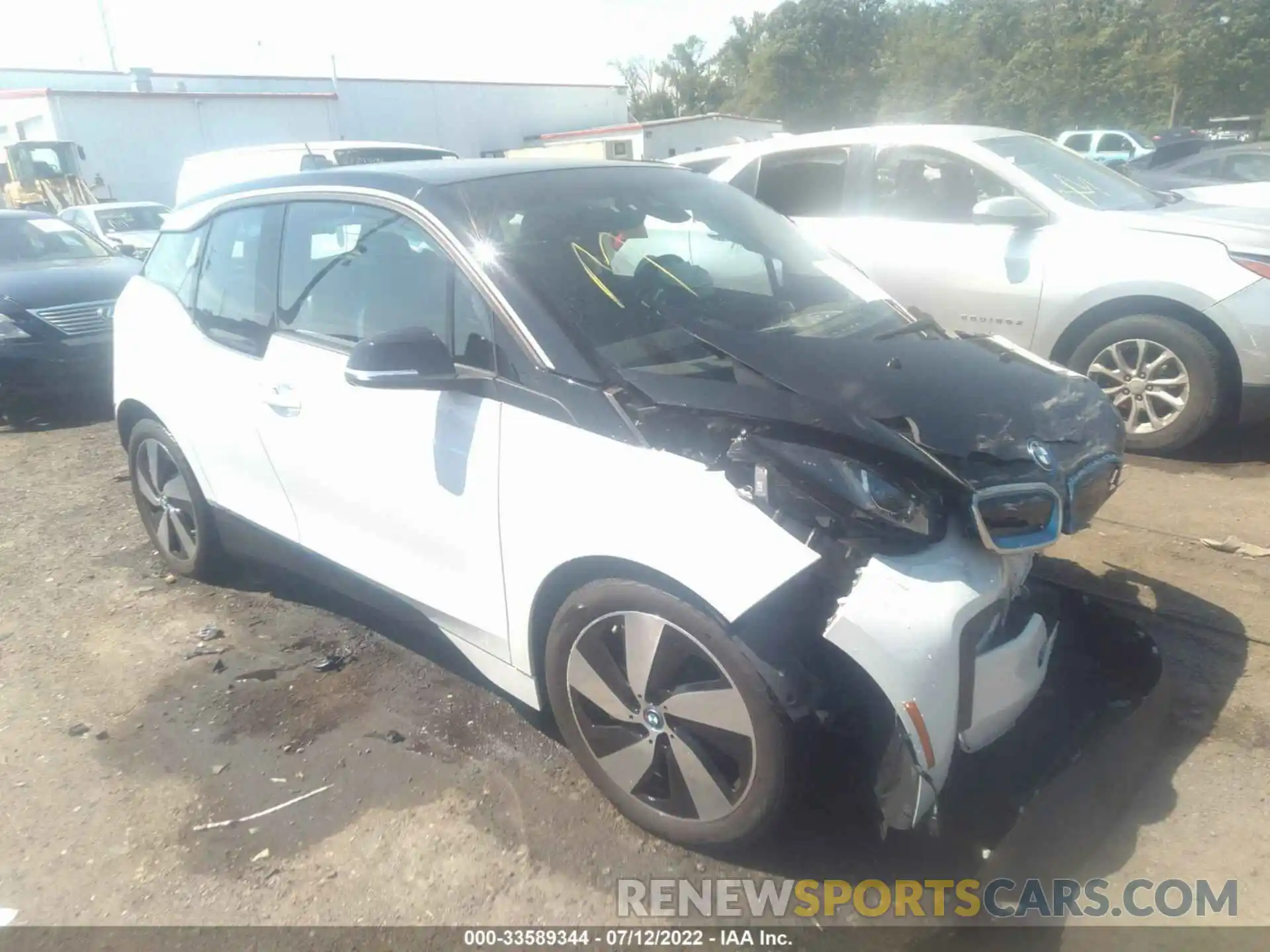 1 Photograph of a damaged car WBY8P2C59K7D19961 BMW I3 2019