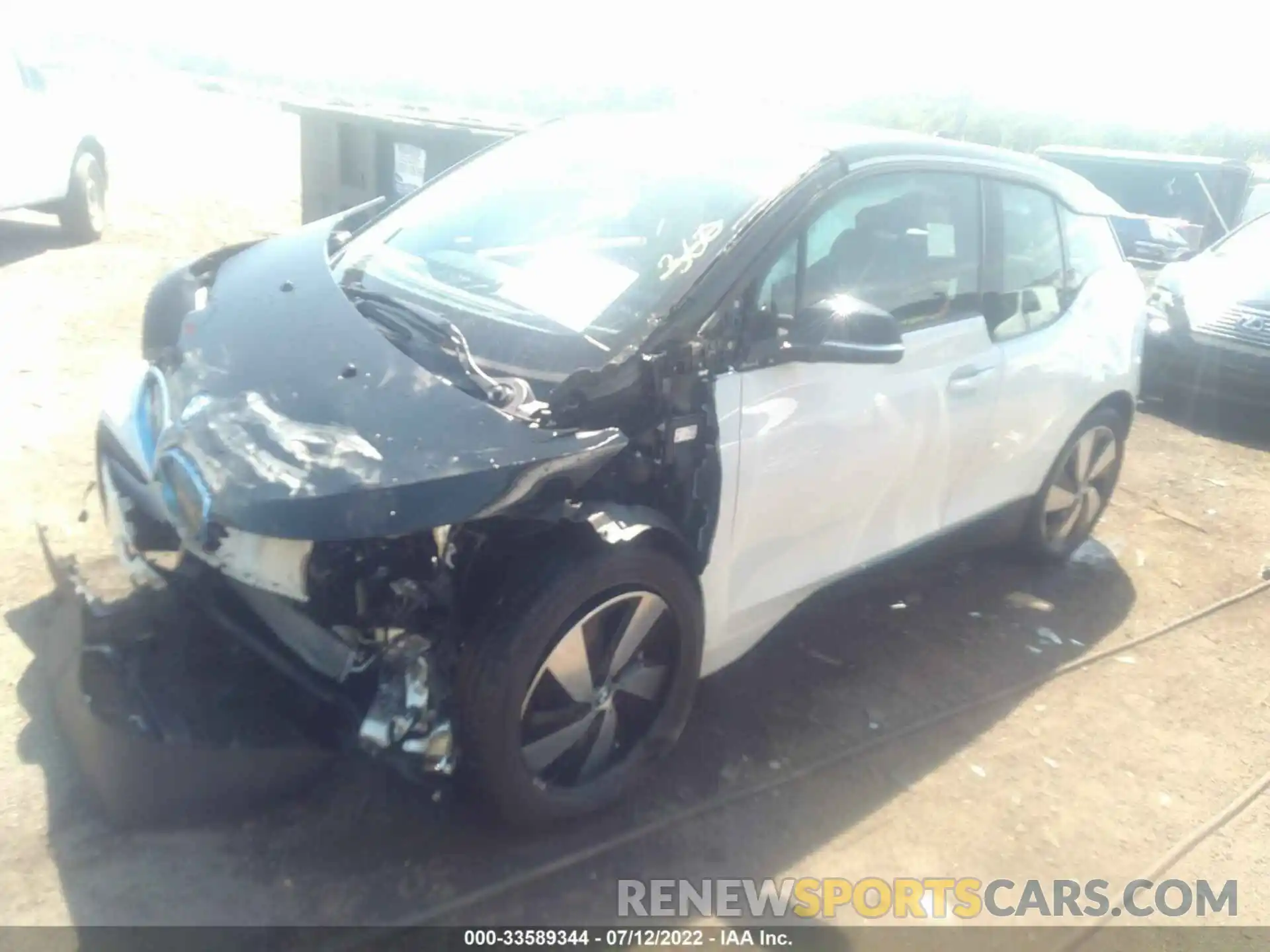 2 Photograph of a damaged car WBY8P2C59K7D19961 BMW I3 2019