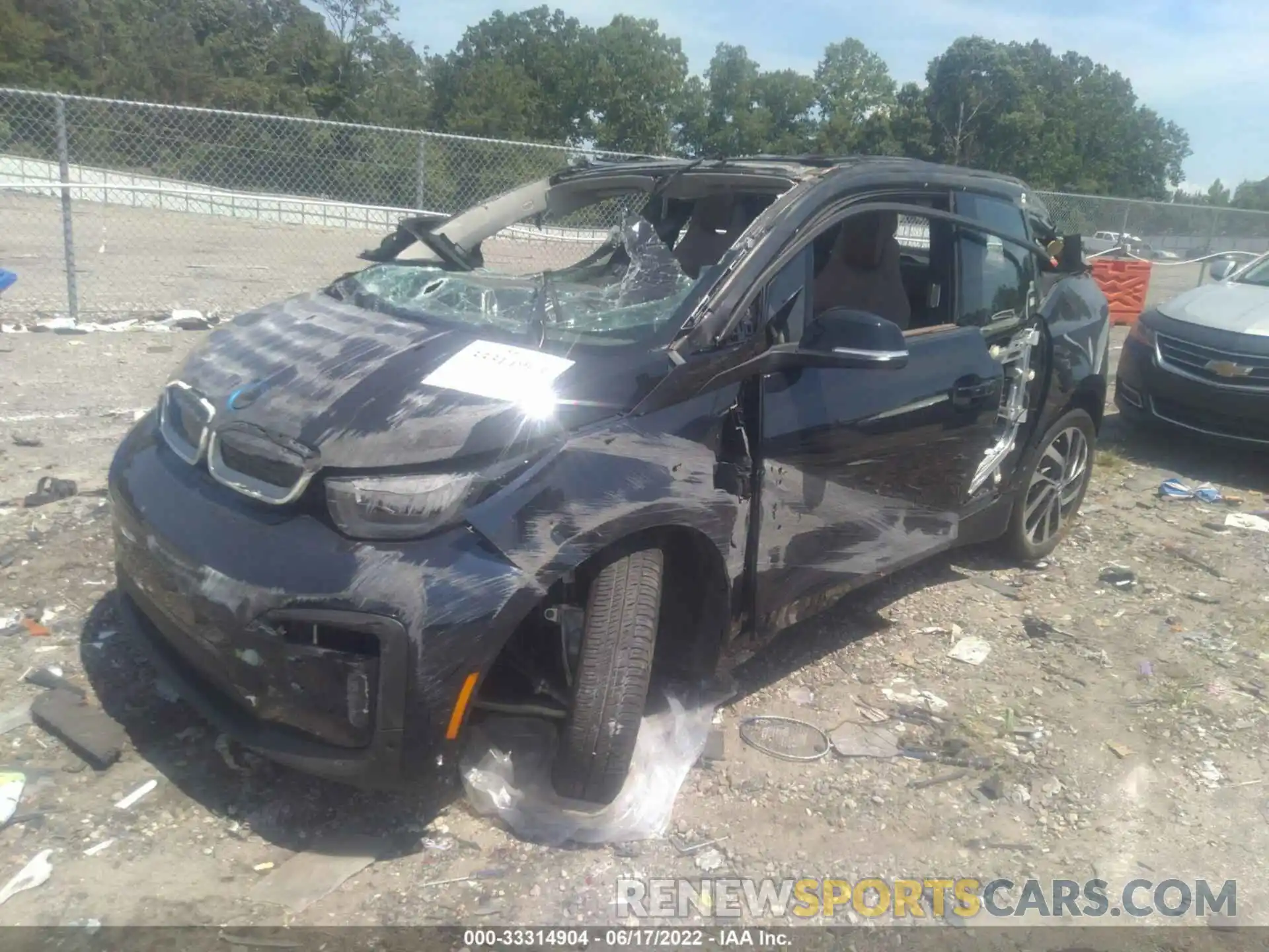 2 Photograph of a damaged car WBY8P4C50K7D19925 BMW I3 2019