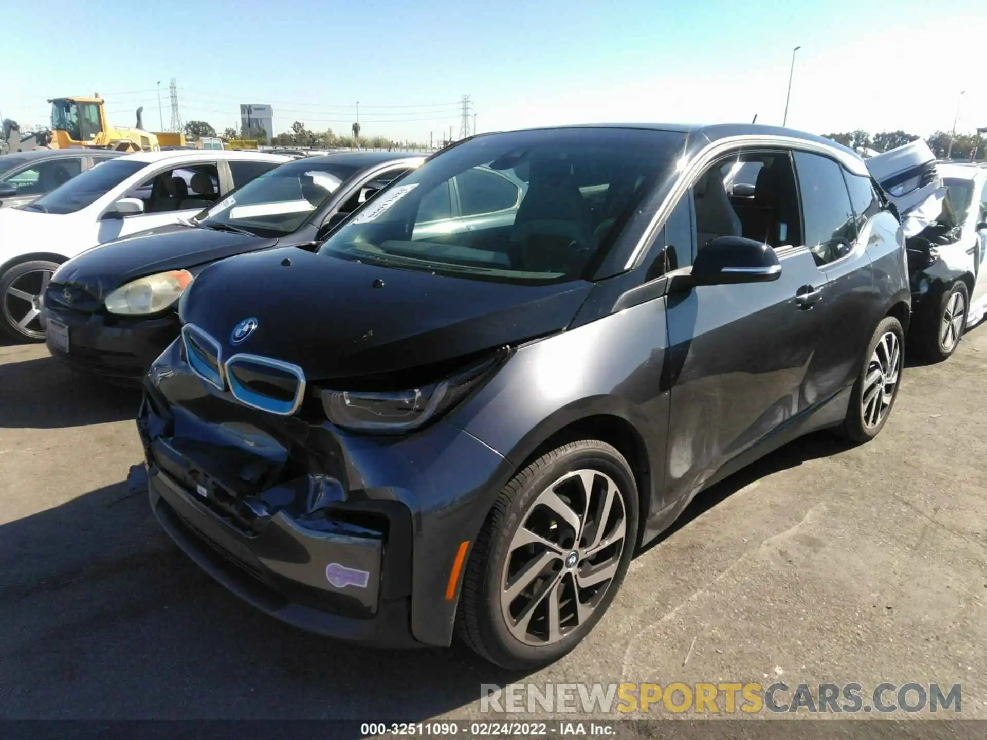 2 Photograph of a damaged car WBY8P4C50K7D59356 BMW I3 2019