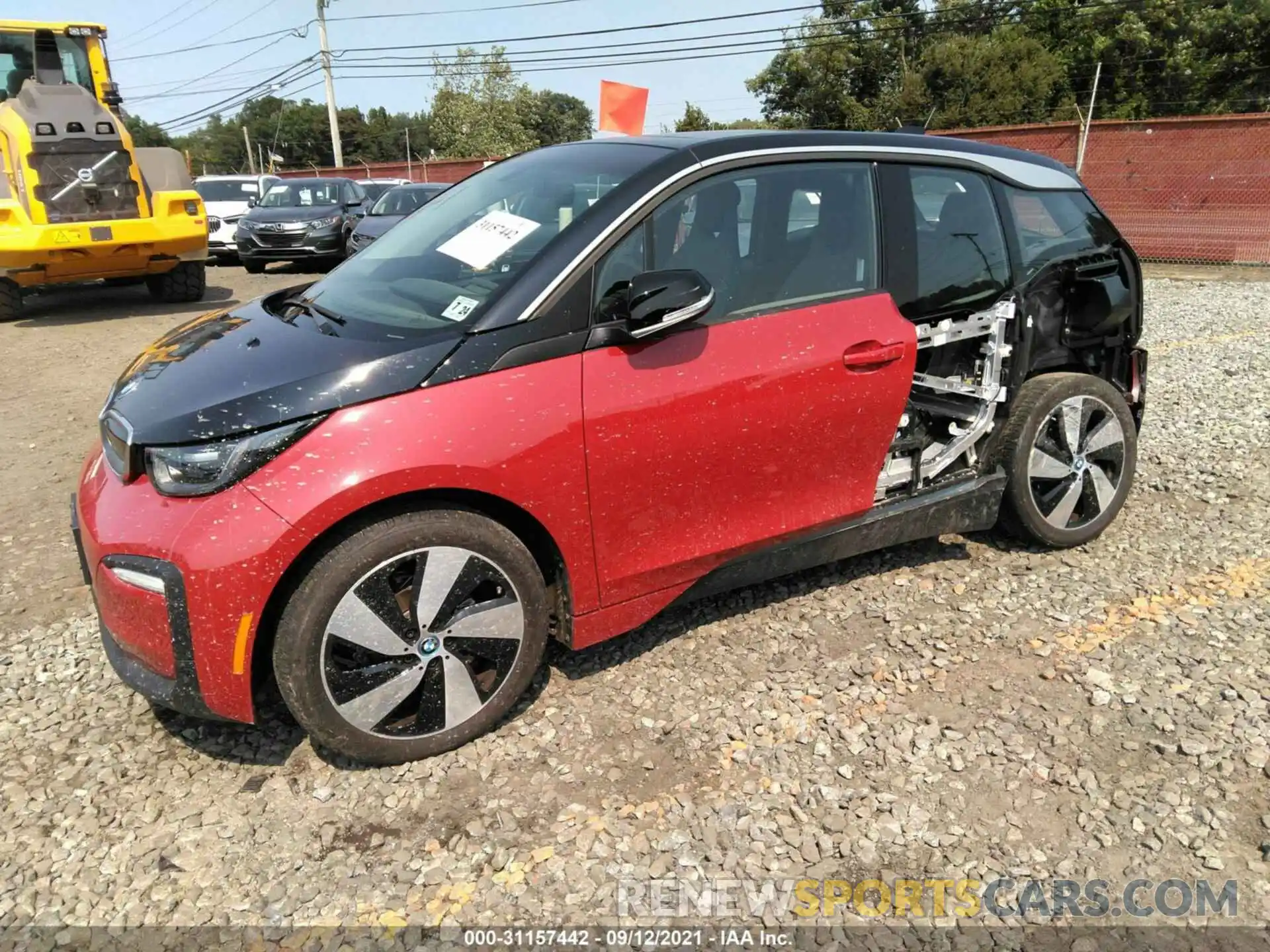 2 Фотография поврежденного автомобиля WBY8P4C50K7E25923 BMW I3 2019