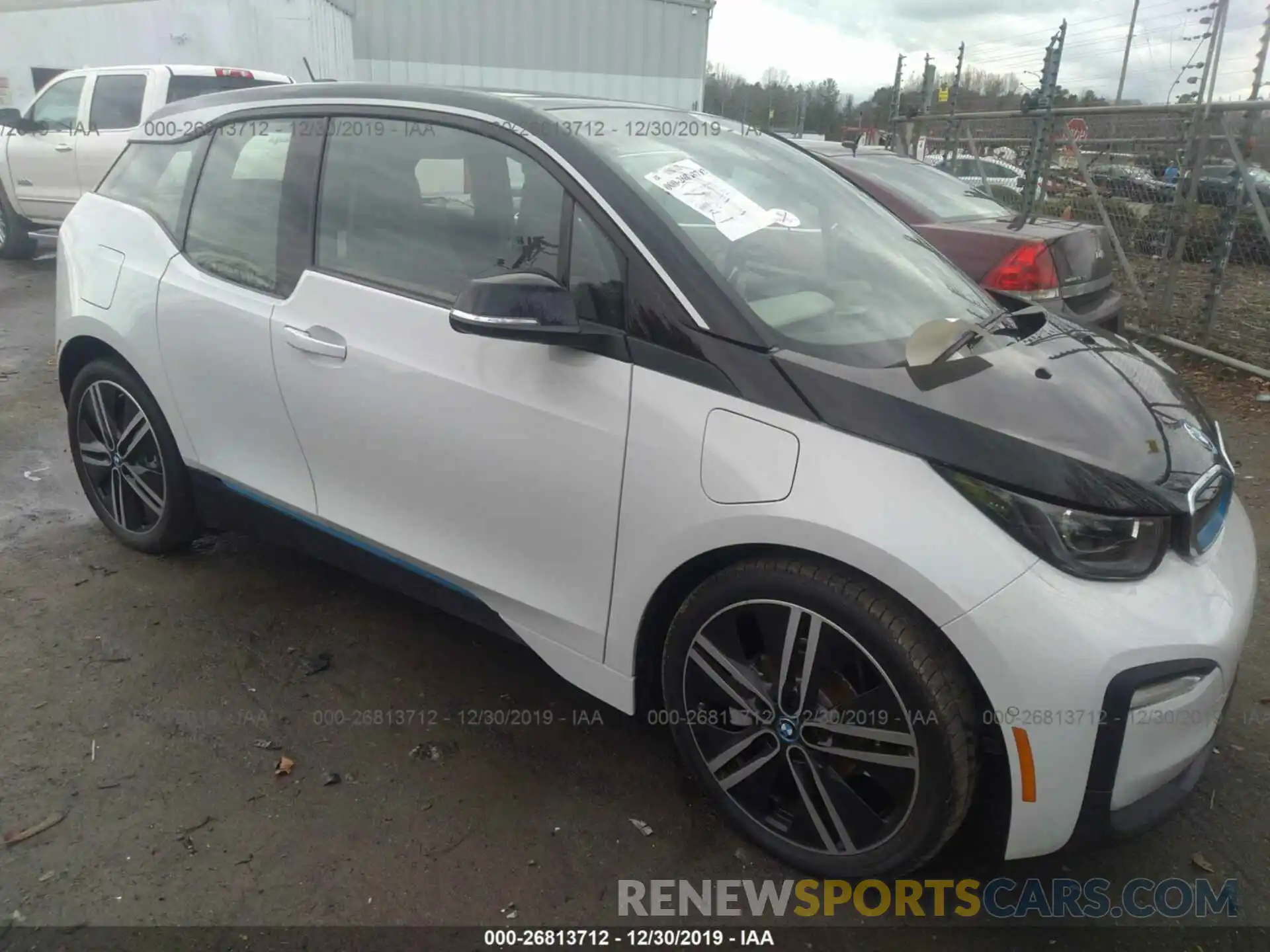 1 Photograph of a damaged car WBY8P4C50K7E48523 BMW I3 2019