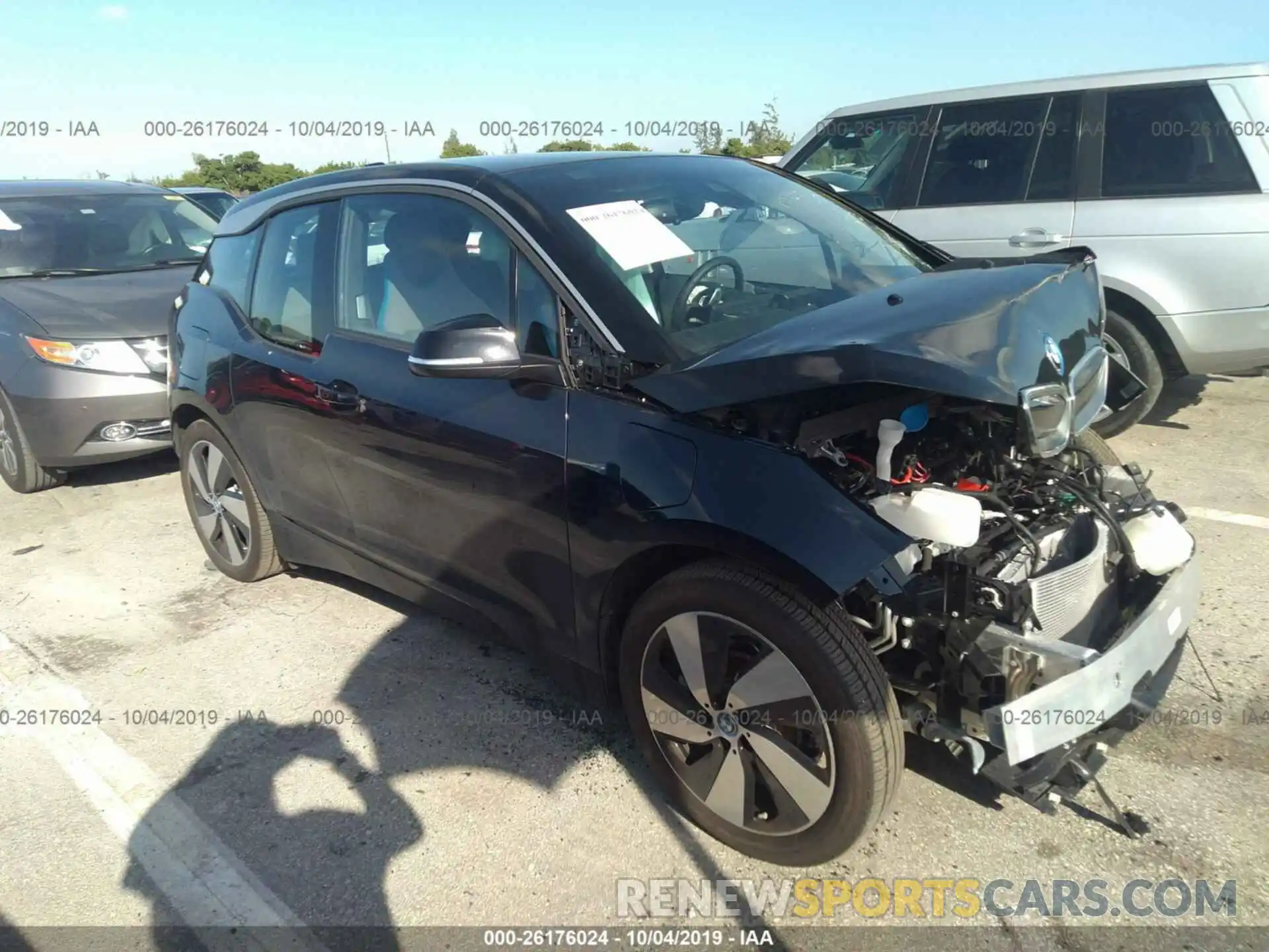 1 Photograph of a damaged car WBY8P4C51K7D01966 BMW I3 2019