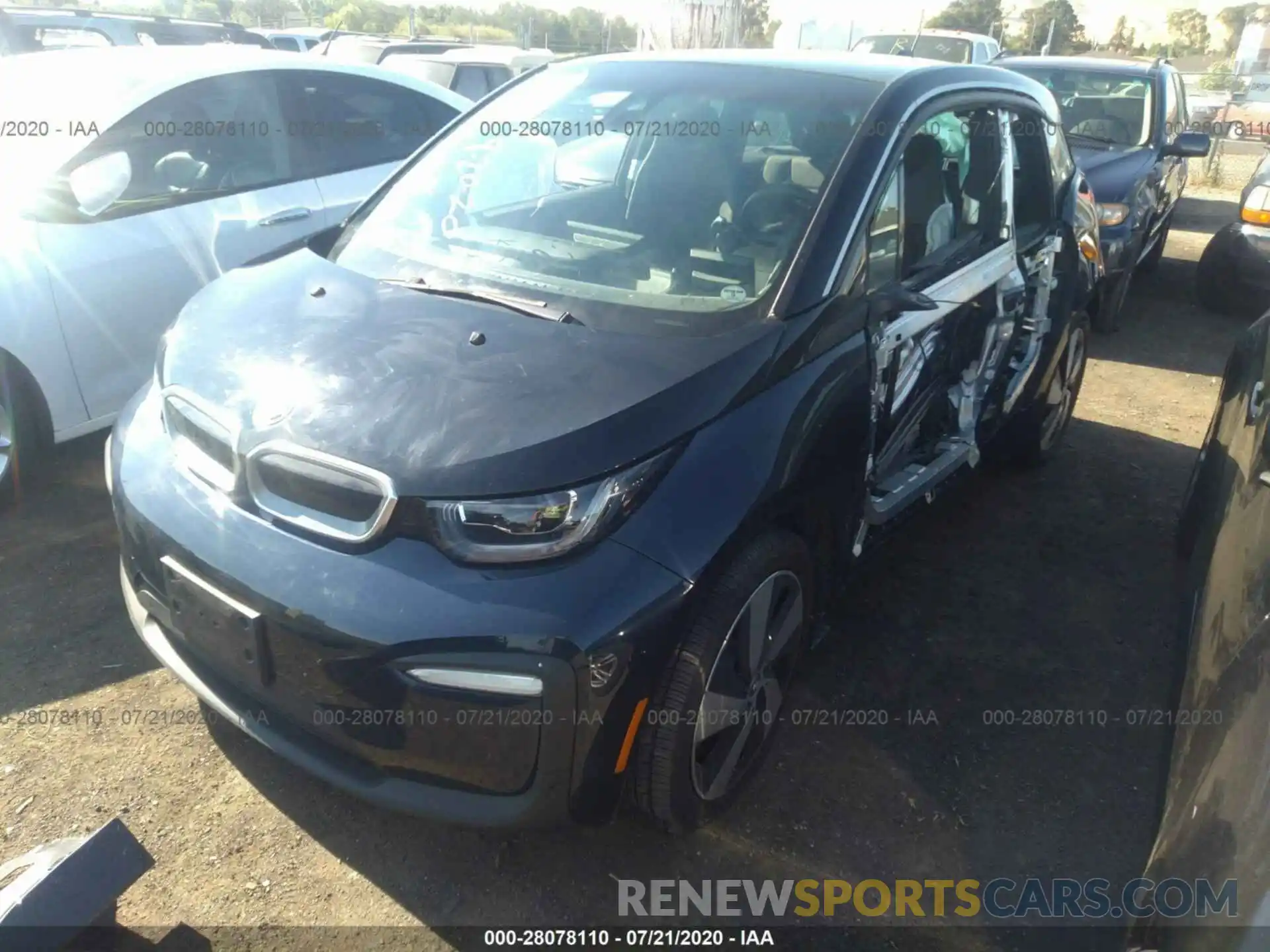 2 Photograph of a damaged car WBY8P4C51K7D79356 BMW I3 2019