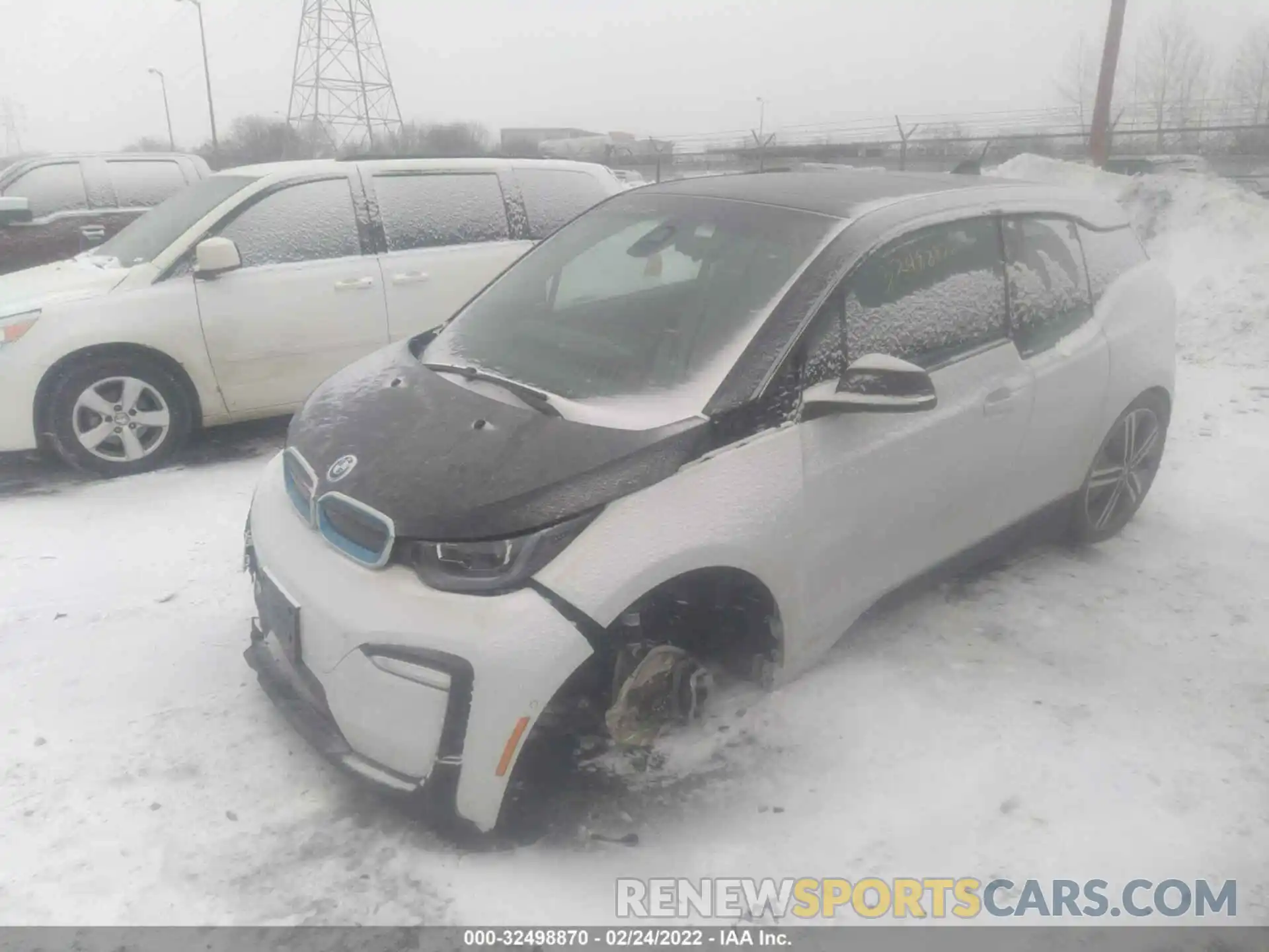 2 Photograph of a damaged car WBY8P4C54K7D08605 BMW I3 2019