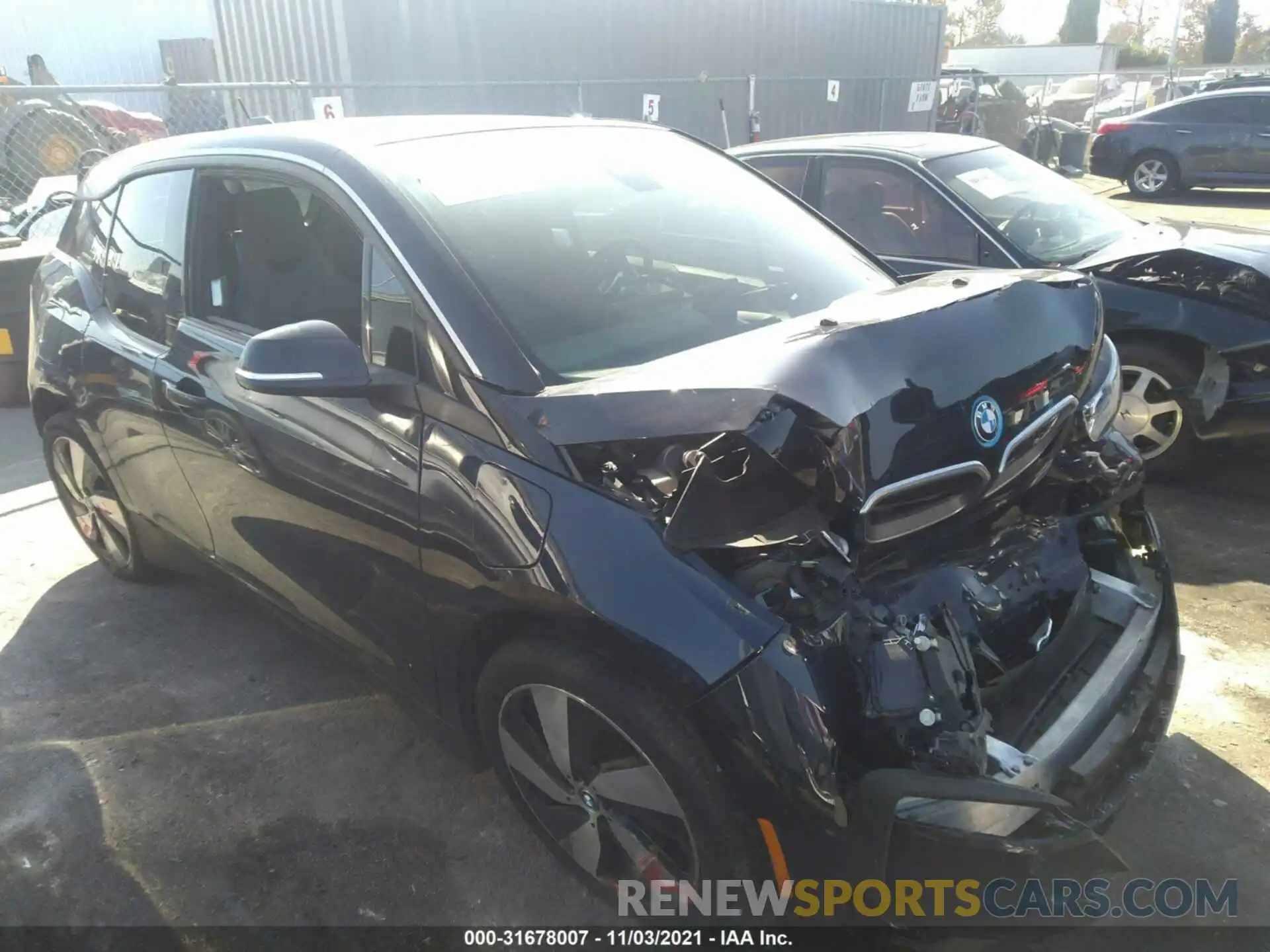 1 Photograph of a damaged car WBY8P4C55K7E58433 BMW I3 2019