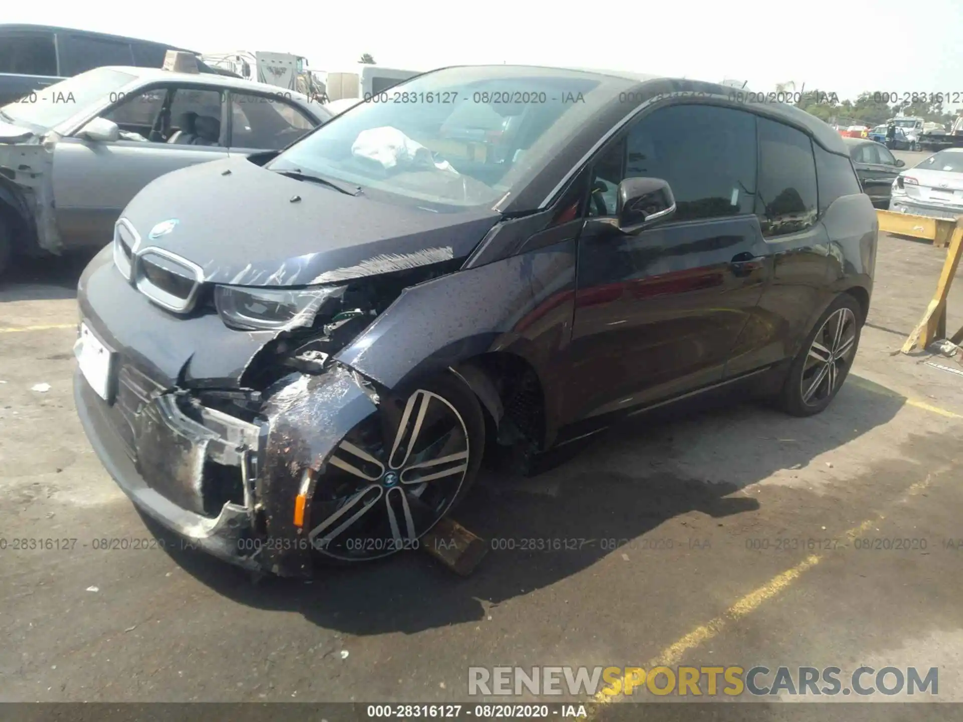 2 Photograph of a damaged car WBY8P4C55KVD32326 BMW I3 2019