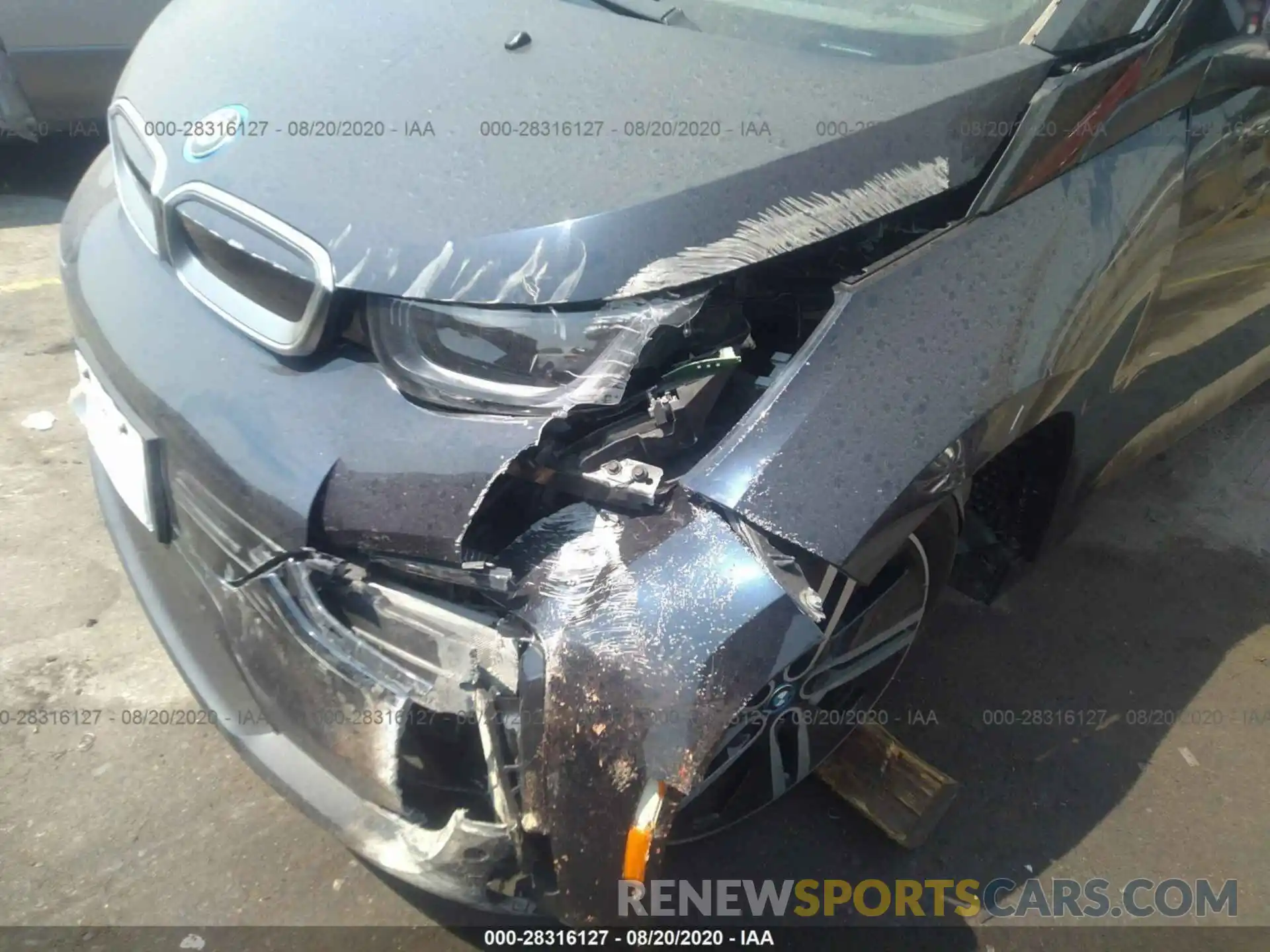 6 Photograph of a damaged car WBY8P4C55KVD32326 BMW I3 2019