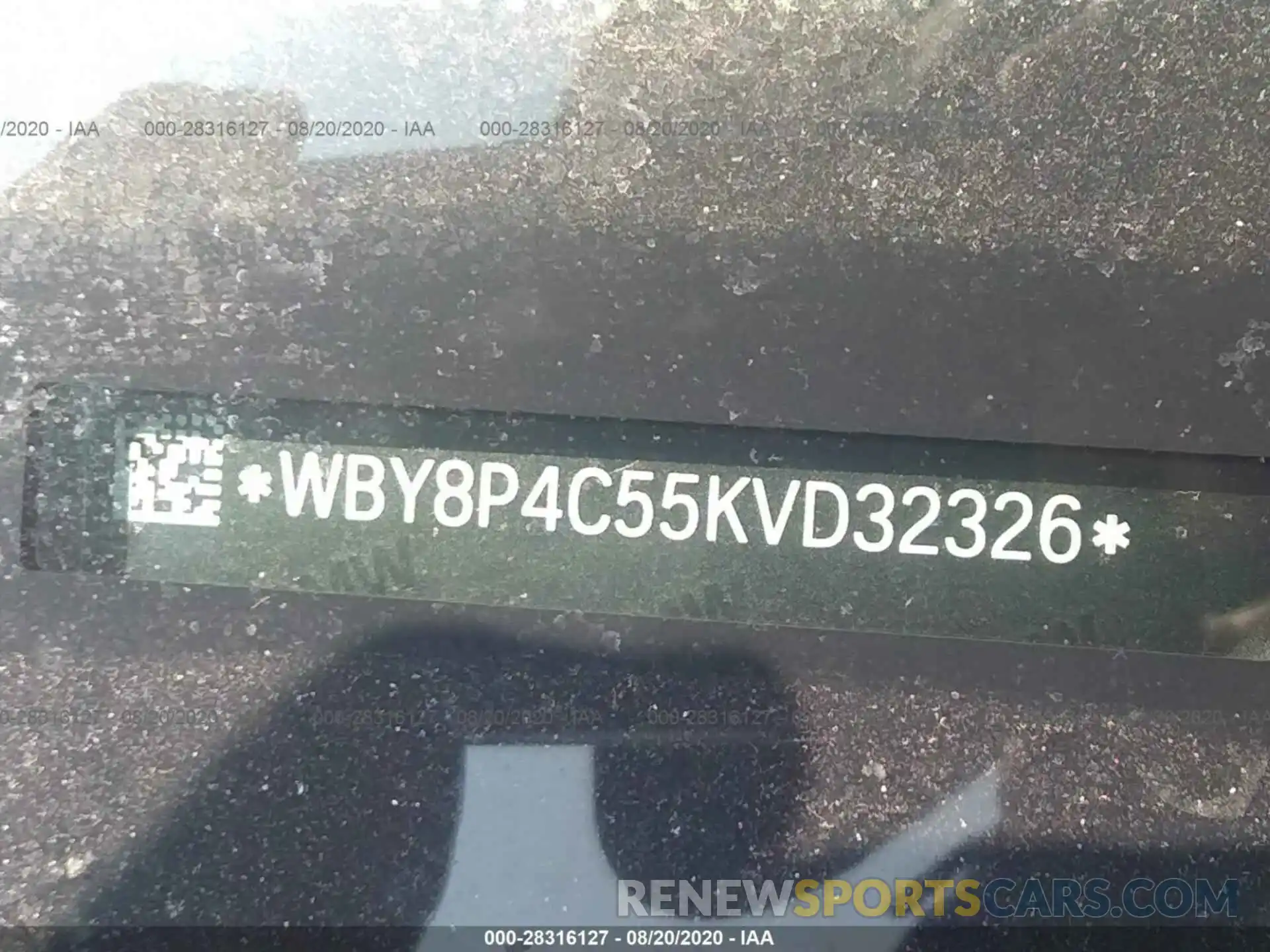 9 Фотография поврежденного автомобиля WBY8P4C55KVD32326 BMW I3 2019