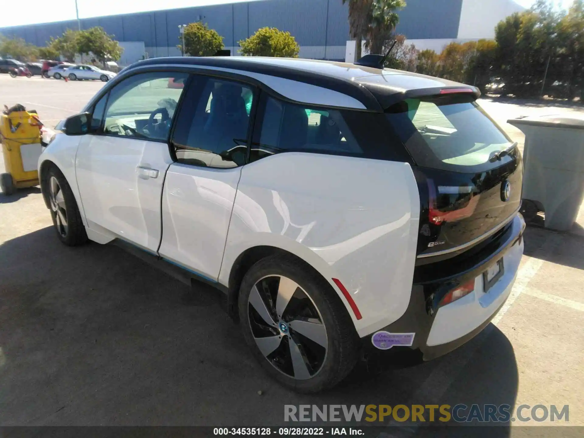 3 Photograph of a damaged car WBY8P4C56K7D07410 BMW I3 2019