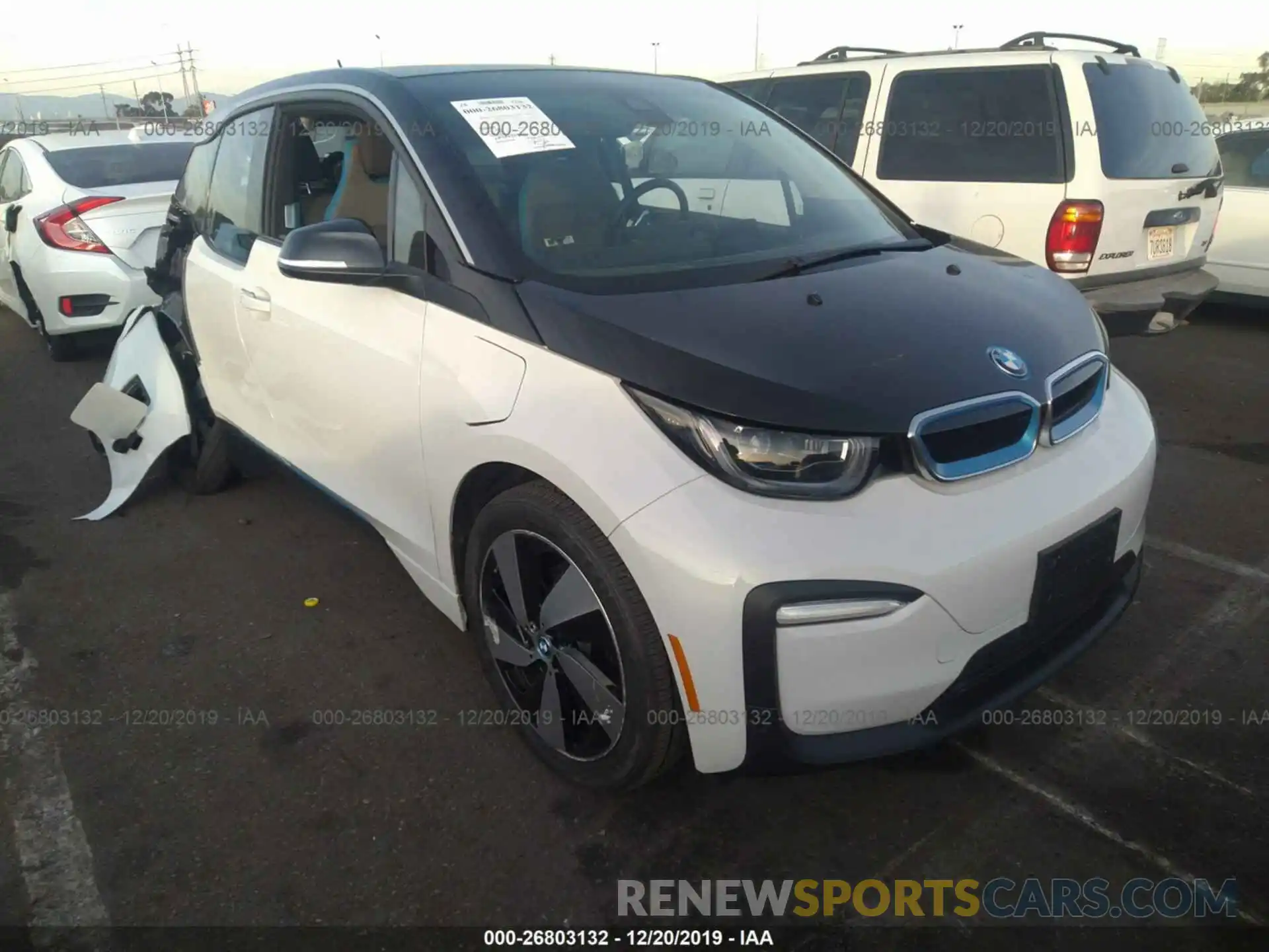 1 Photograph of a damaged car WBY8P4C56K7D21016 BMW I3 2019