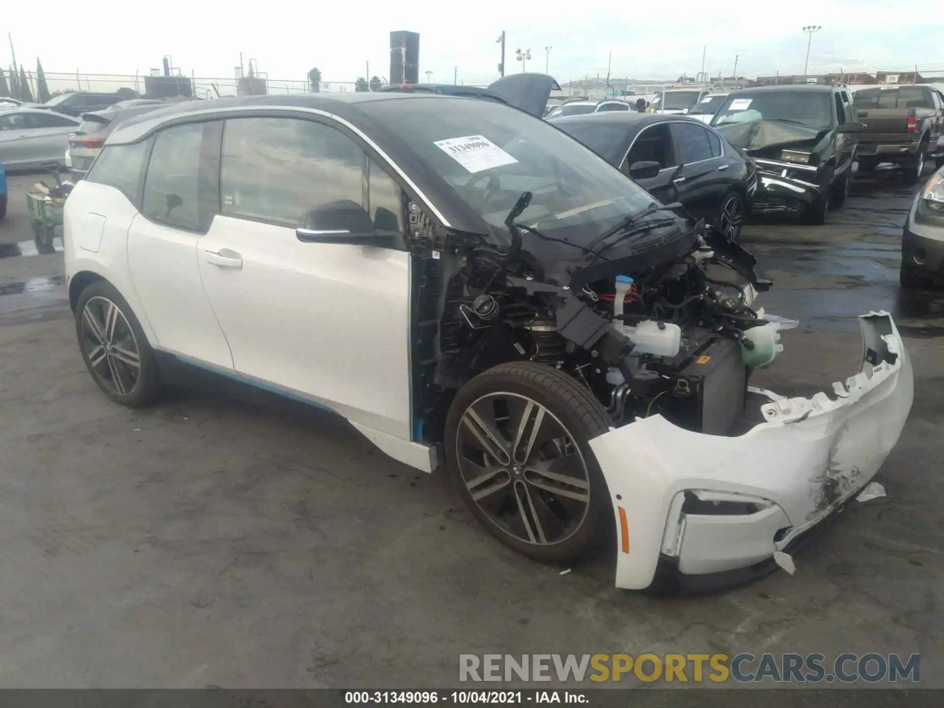 1 Photograph of a damaged car WBY8P4C56K7D49351 BMW I3 2019