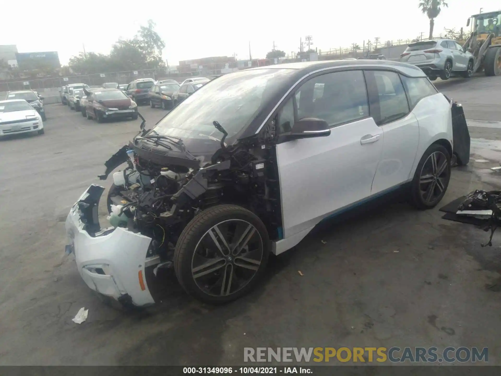 2 Photograph of a damaged car WBY8P4C56K7D49351 BMW I3 2019