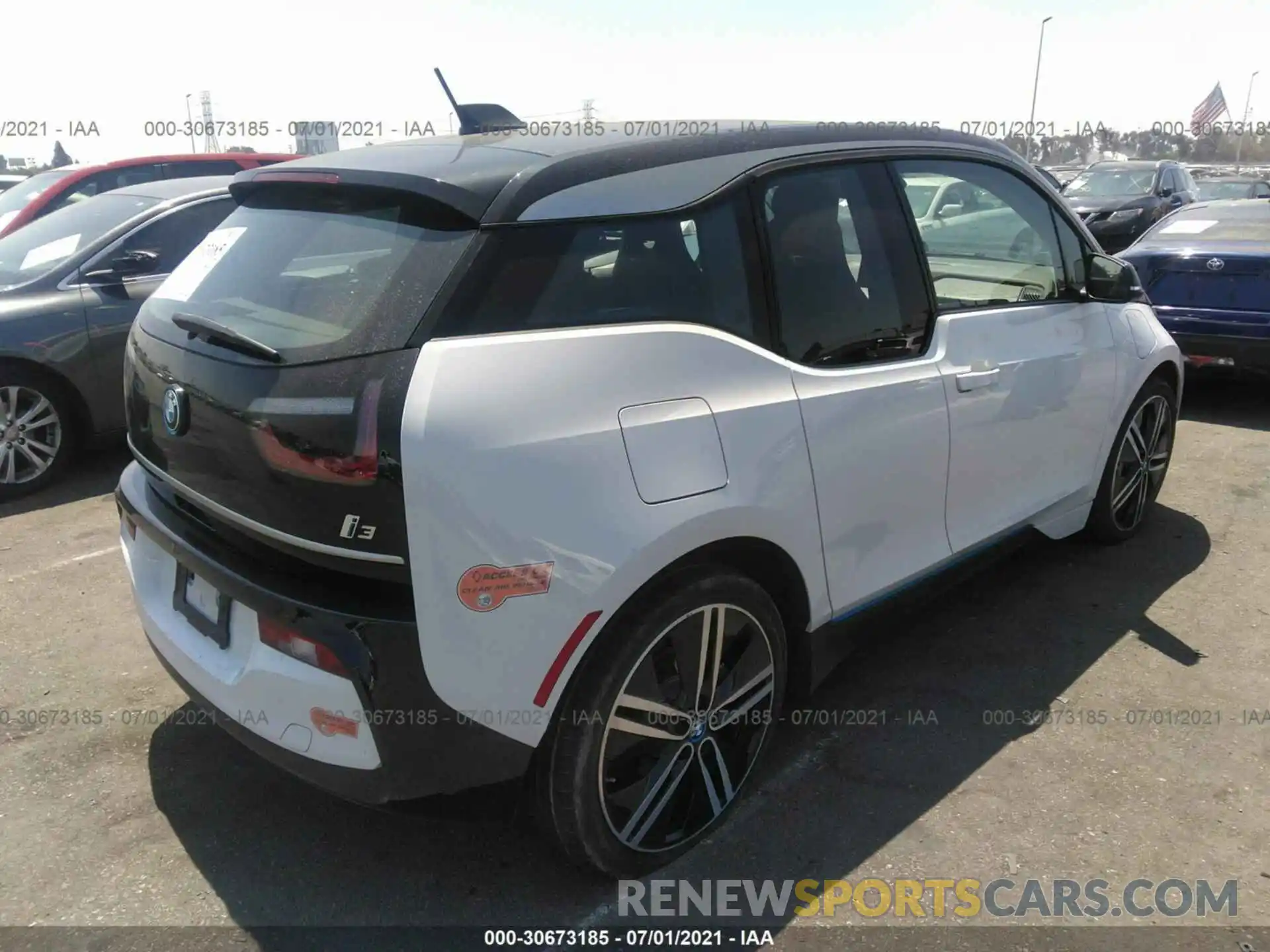 4 Фотография поврежденного автомобиля WBY8P4C56K7E23867 BMW I3 2019