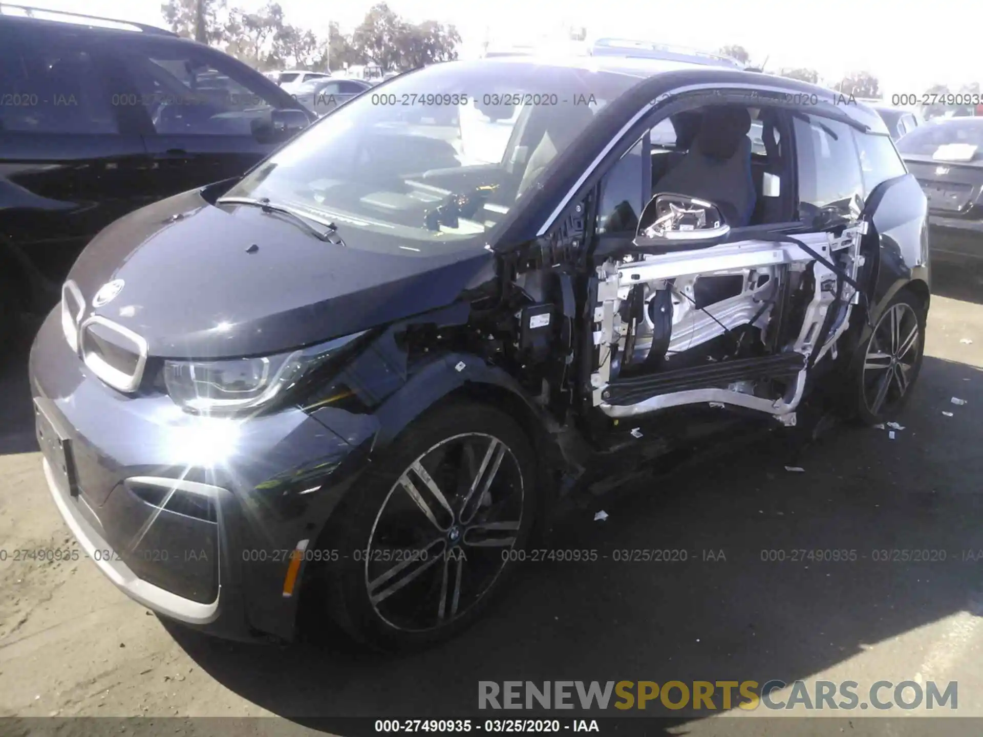 2 Photograph of a damaged car WBY8P4C56K7E51345 BMW I3 2019