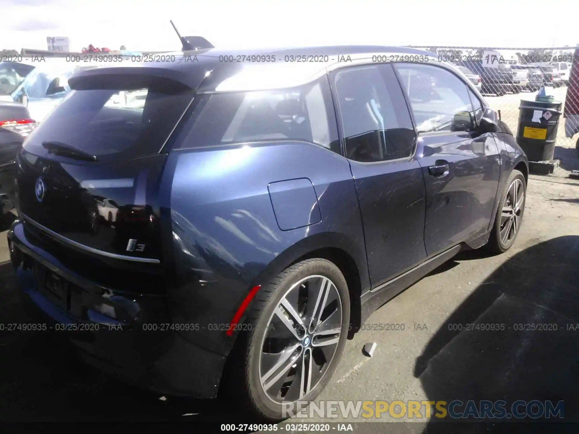 4 Photograph of a damaged car WBY8P4C56K7E51345 BMW I3 2019