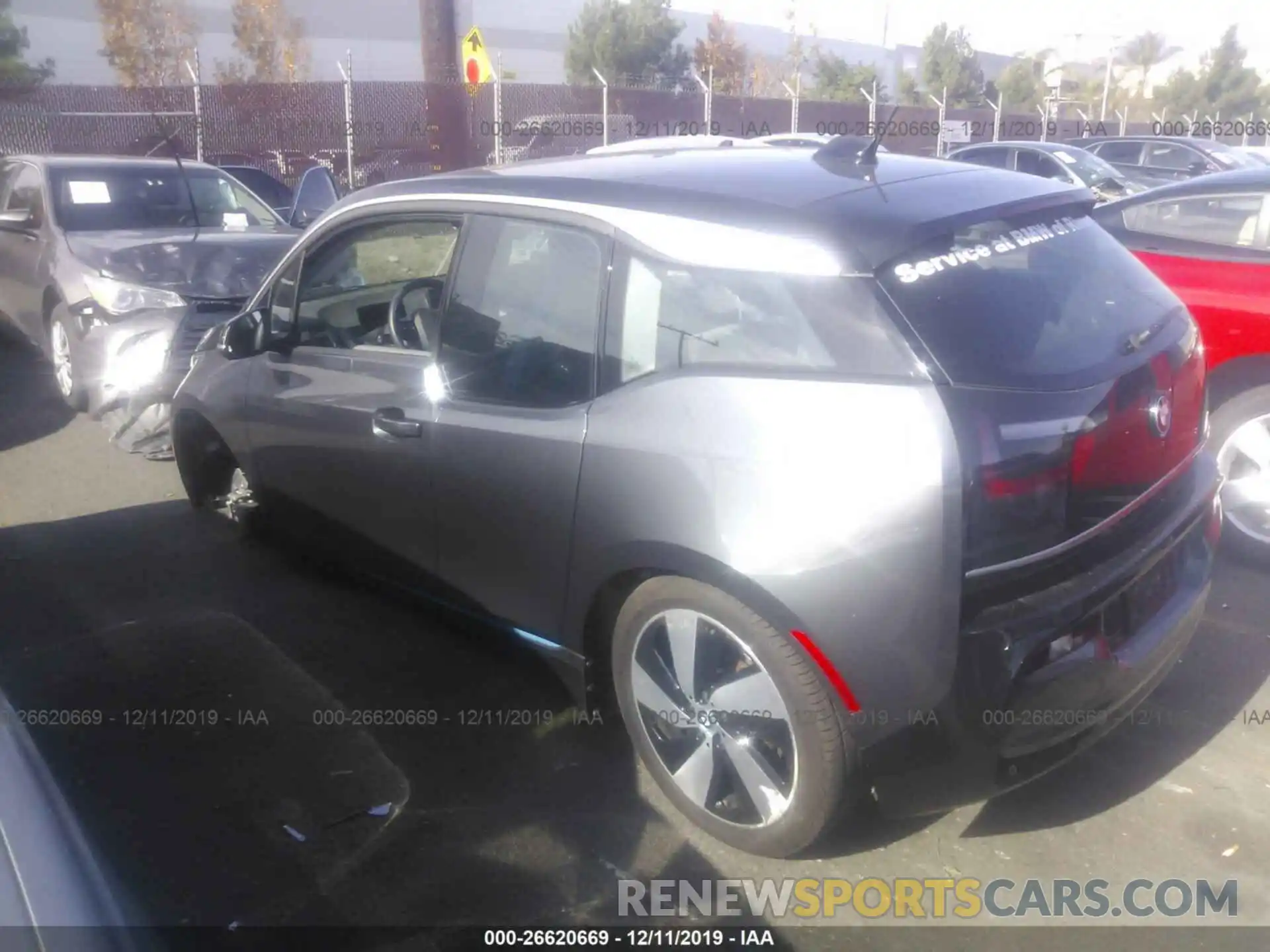 3 Photograph of a damaged car WBY8P4C58K7D81315 BMW I3 2019