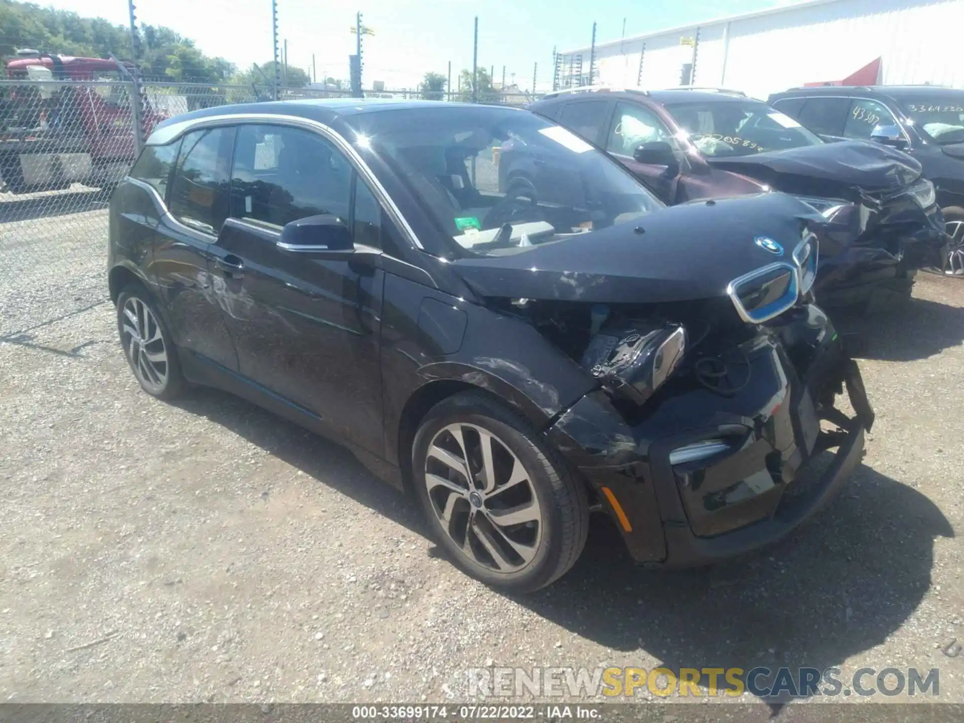 1 Photograph of a damaged car WBY8P4C59K7D35928 BMW I3 2019