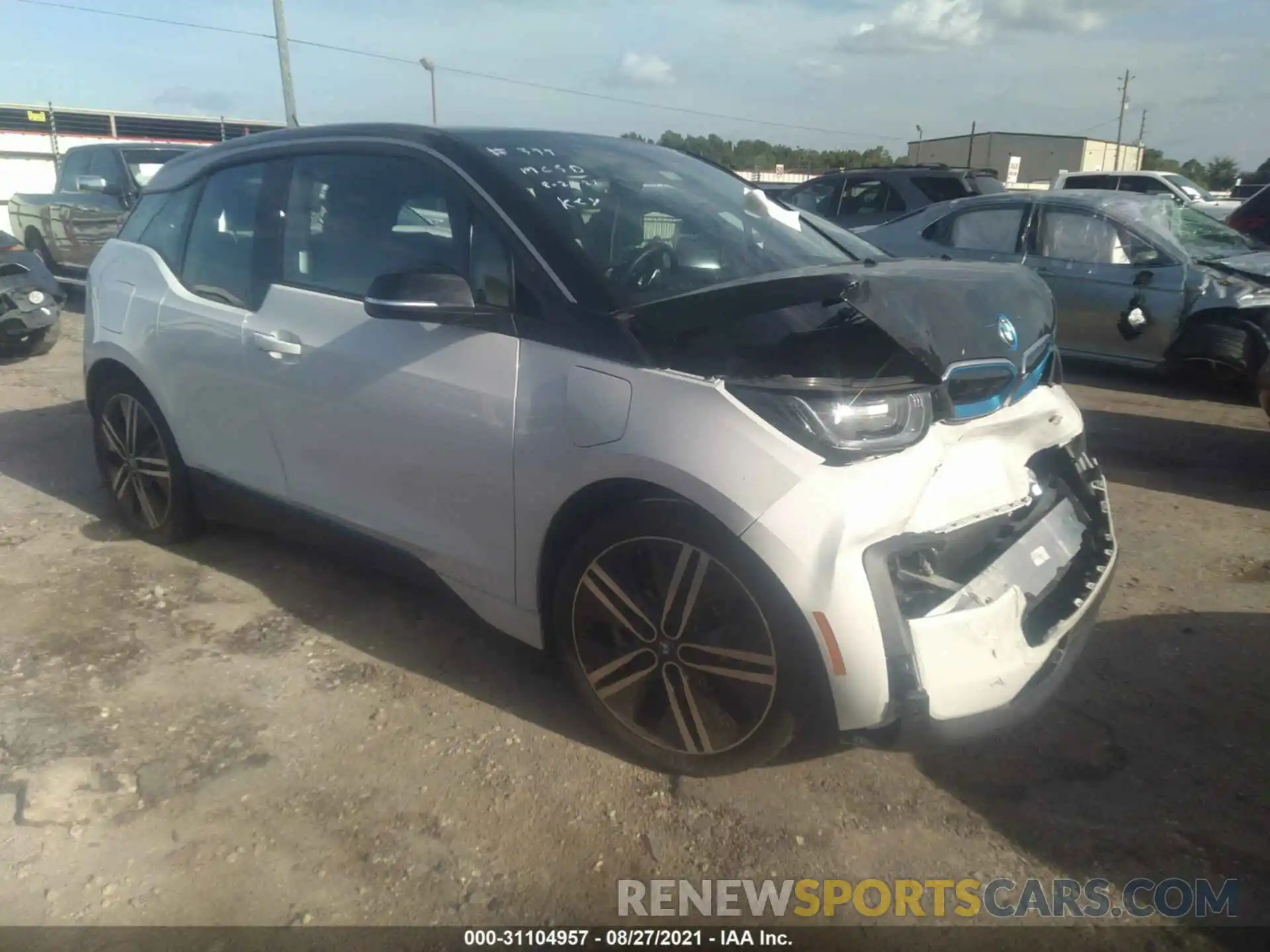 1 Photograph of a damaged car WBY8P4C5XK7E65927 BMW I3 2019