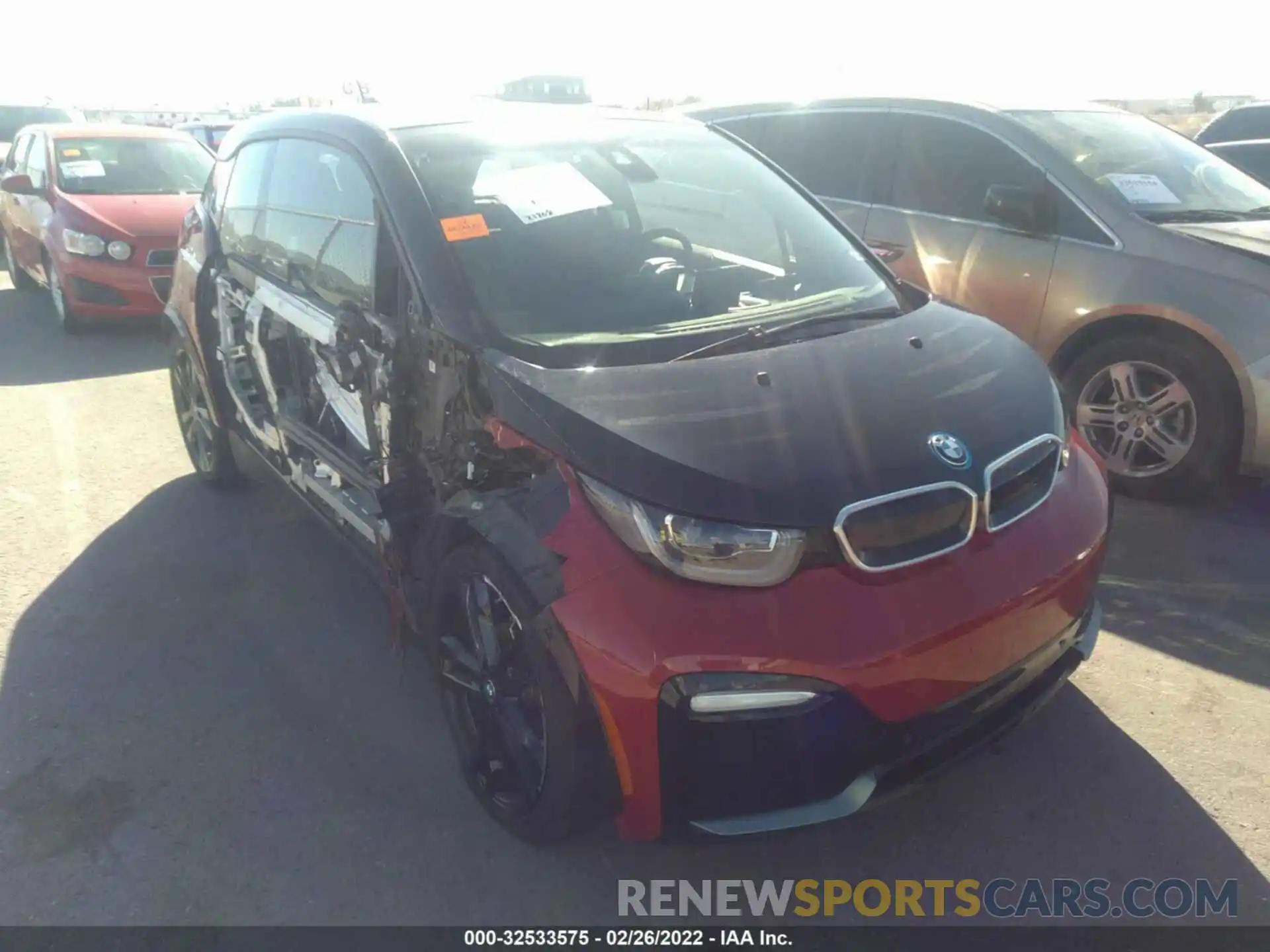 1 Photograph of a damaged car WBY8P6C5XK7D19930 BMW I3 2019