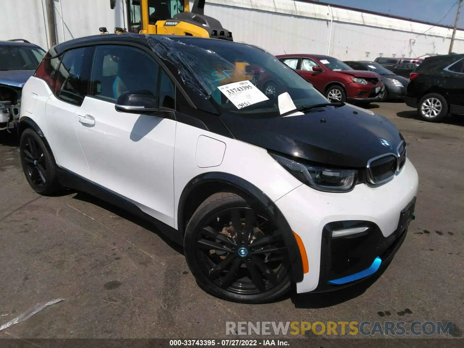 1 Фотография поврежденного автомобиля WBY8P8C54K7D22107 BMW I3 2019