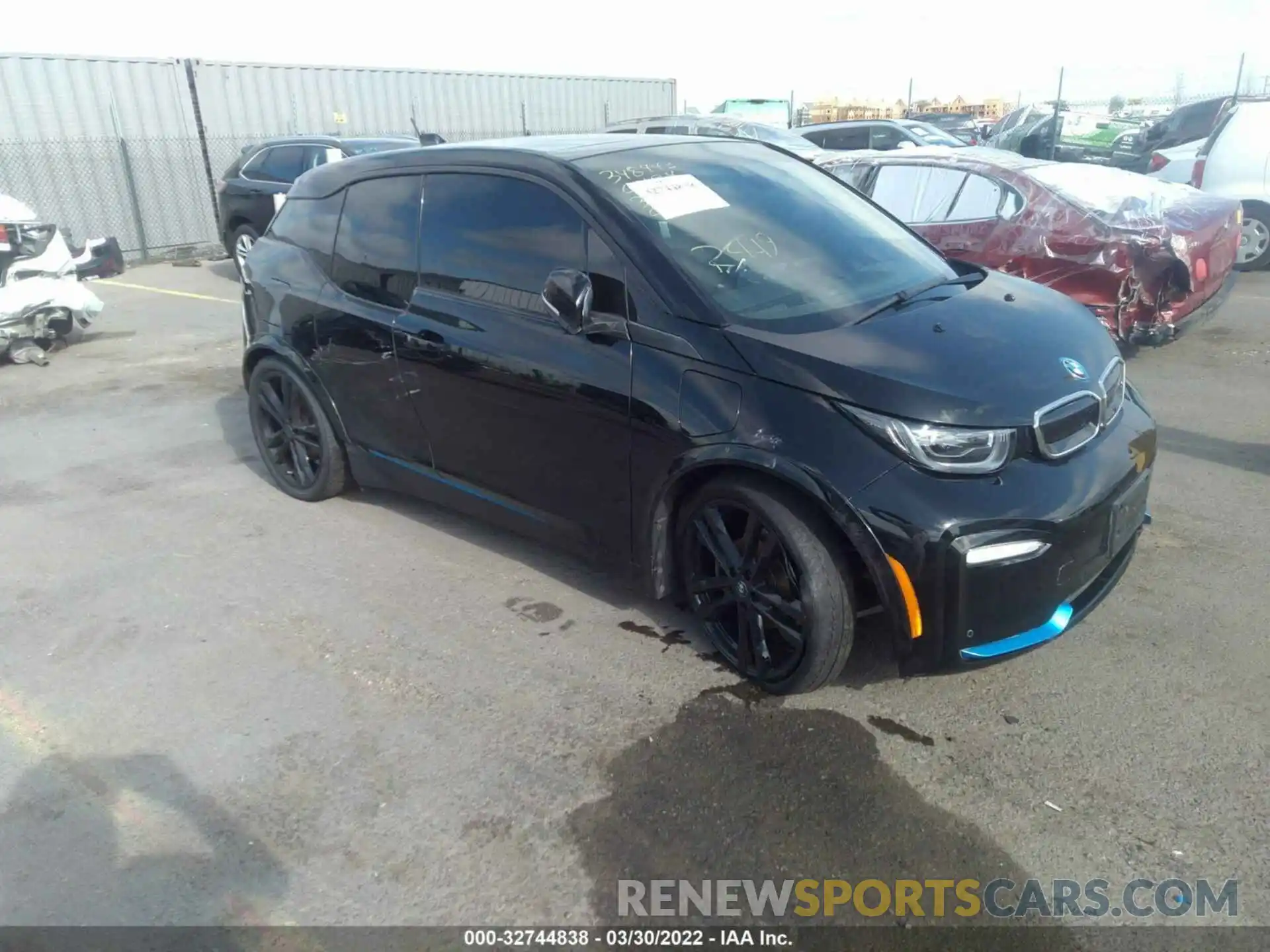 1 Photograph of a damaged car WBY8P8C54KVD35287 BMW I3 2019