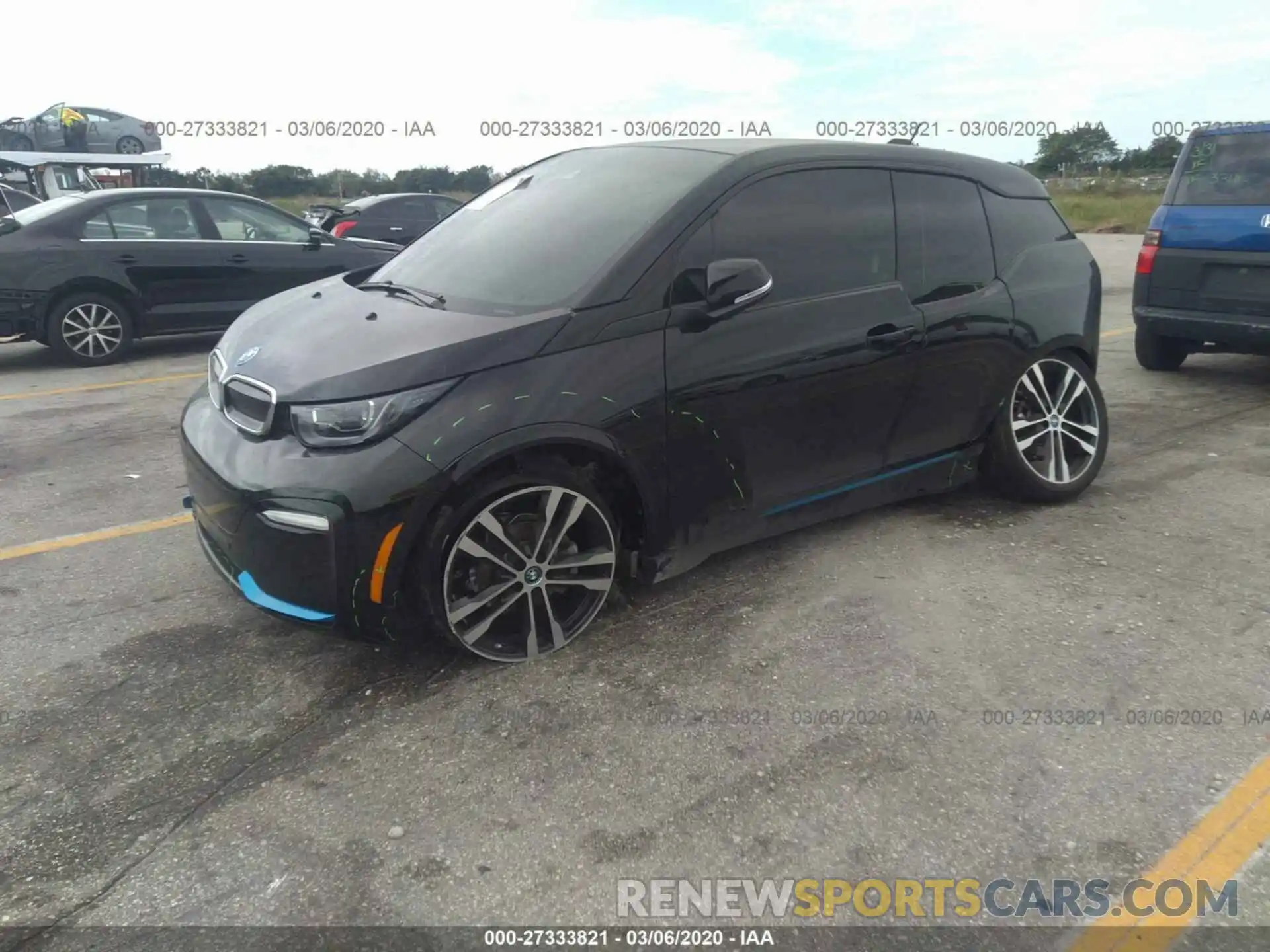 2 Photograph of a damaged car WBY8P8C56KVD35288 BMW I3 2019