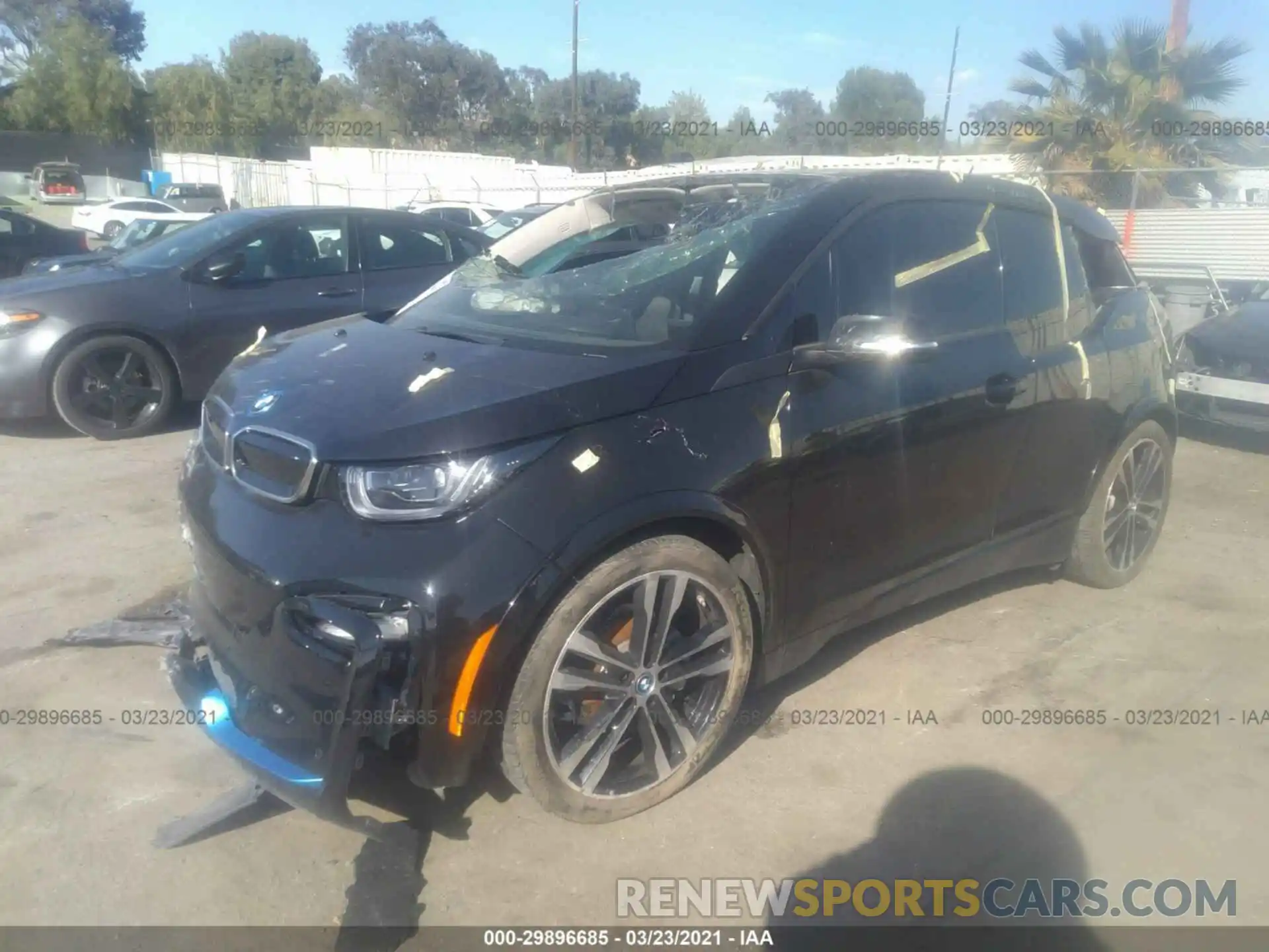 2 Photograph of a damaged car WBY8P8C57K7D20044 BMW I3 2019