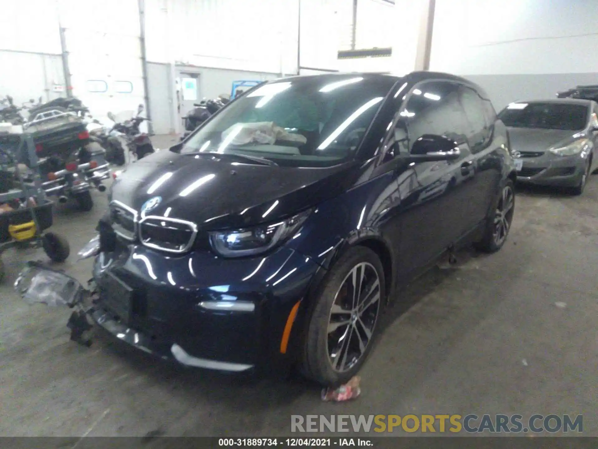 2 Photograph of a damaged car WBY8P8C58K7D14088 BMW I3 2019