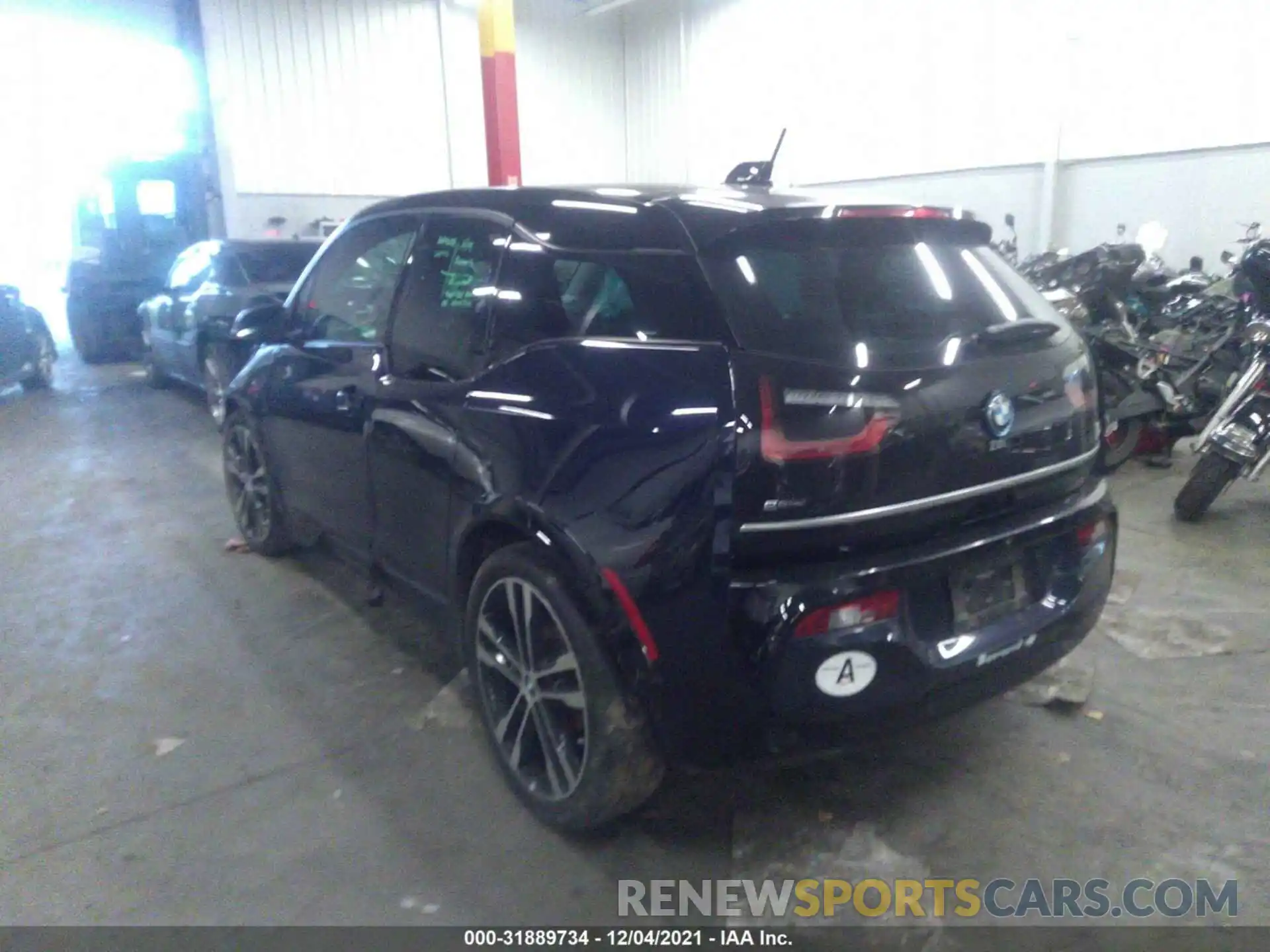 3 Photograph of a damaged car WBY8P8C58K7D14088 BMW I3 2019