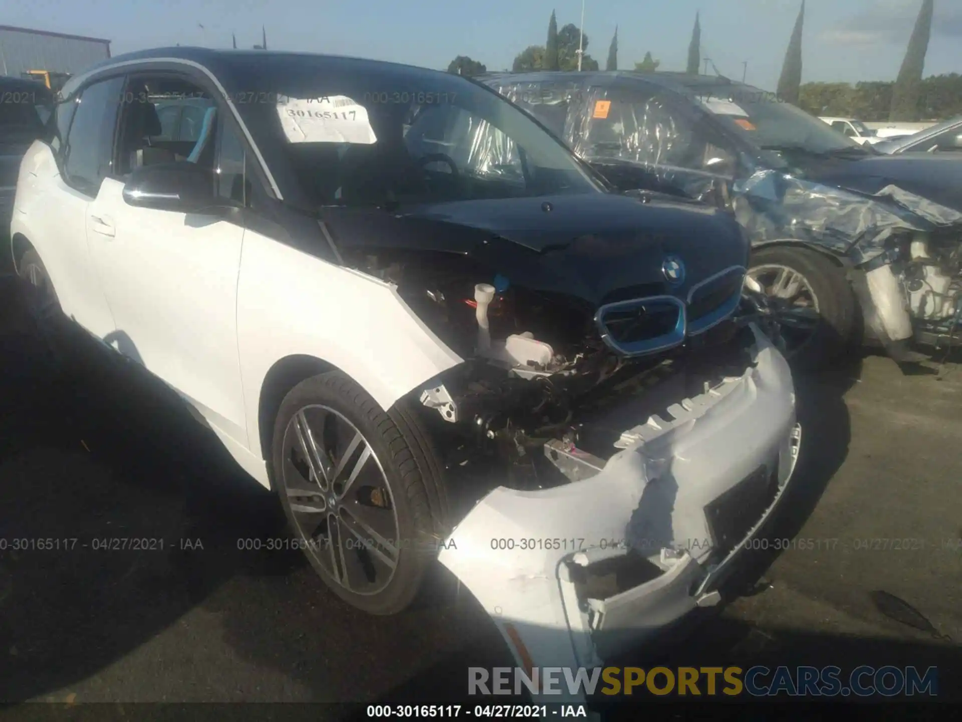 1 Photograph of a damaged car WBY8P2C07L7G77128 BMW I3 2020